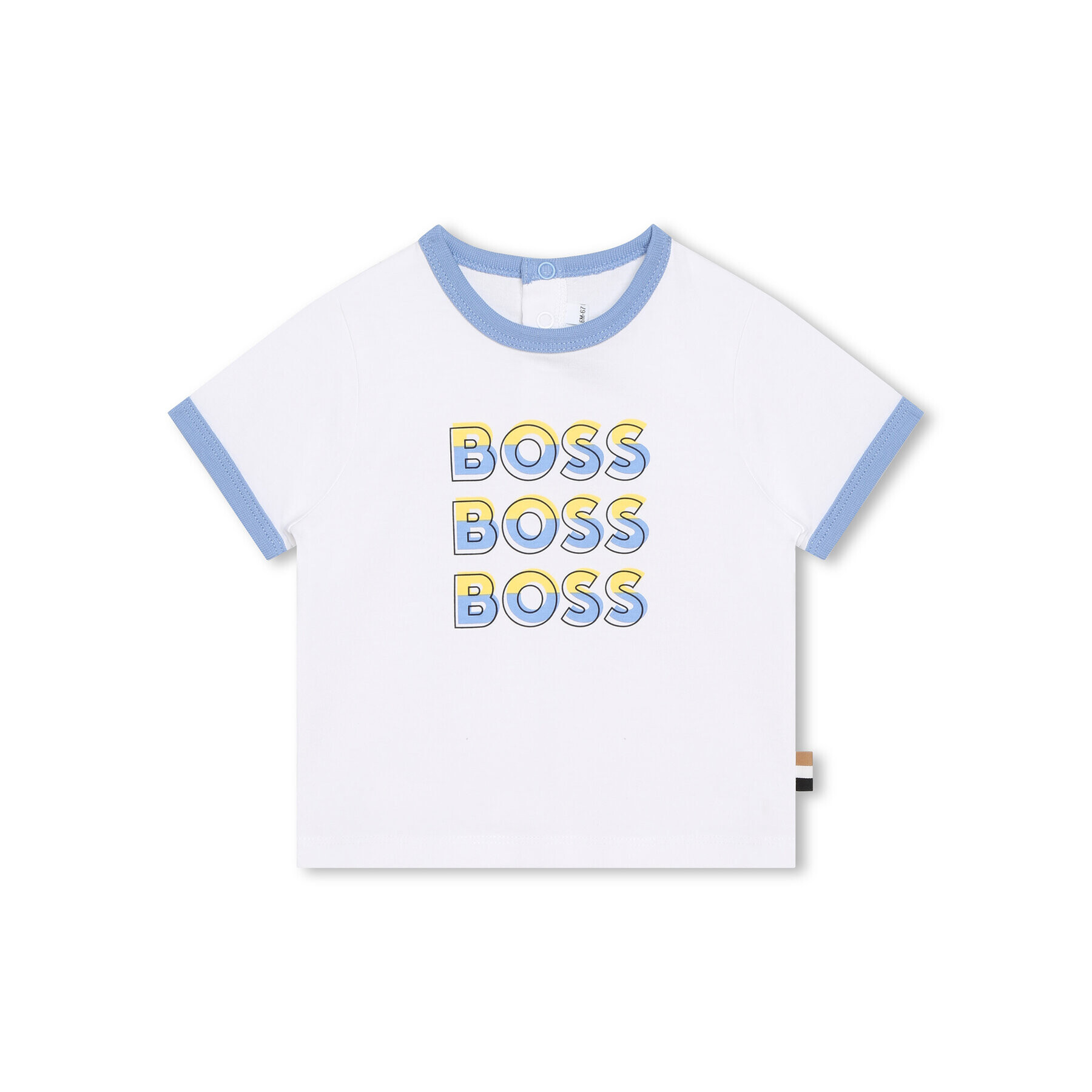 Boss Tricou J05A07 M Alb Regular Fit - Pled.ro