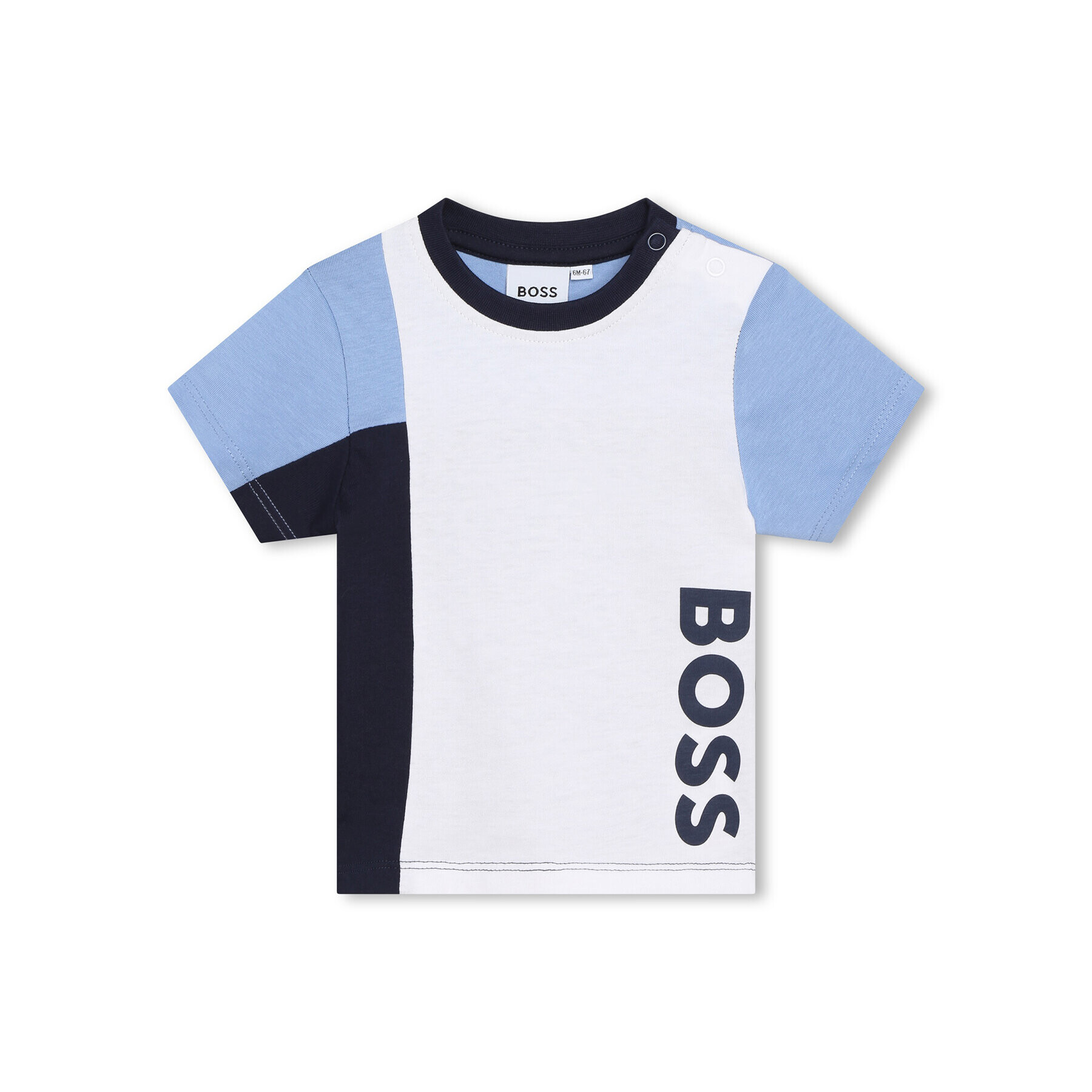 Boss Tricou J05A11 M Alb Regular Fit - Pled.ro