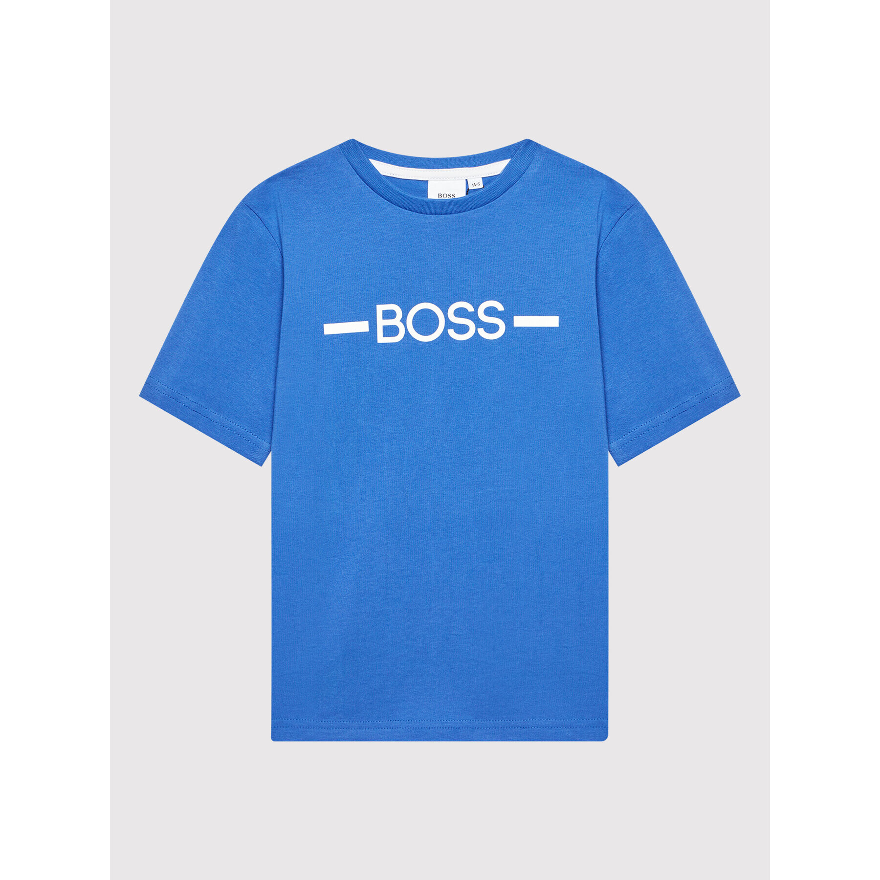 Boss Tricou J25N29 D Albastru Regular Fit - Pled.ro