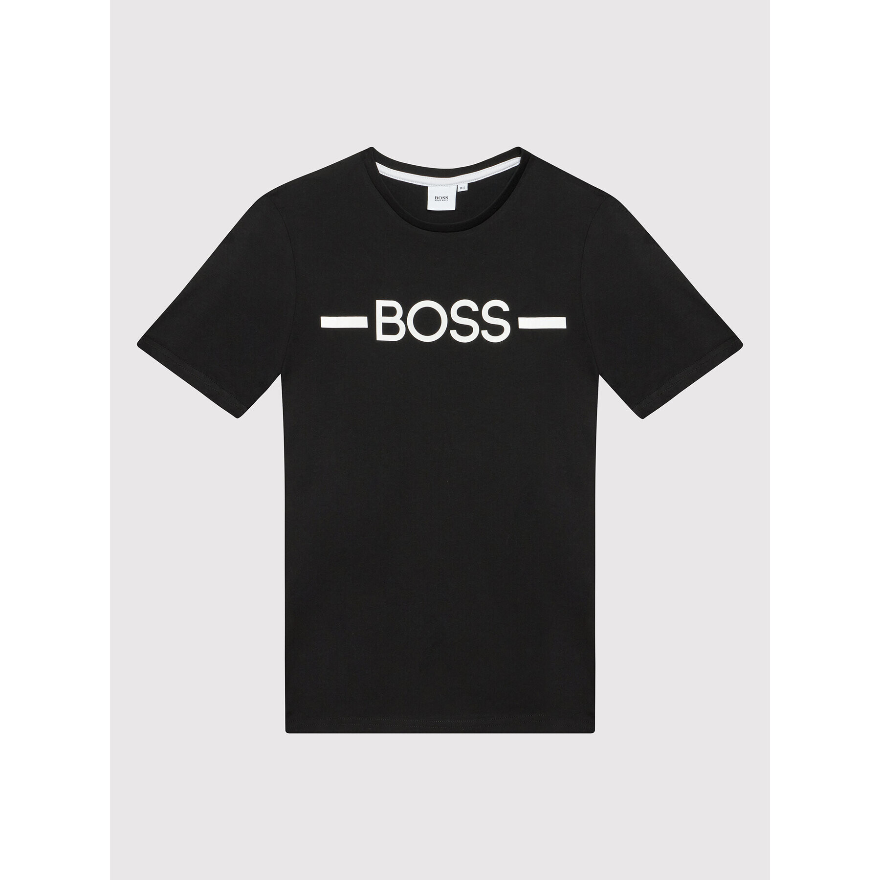 Boss Tricou J25N29 M Negru Regular Fit - Pled.ro