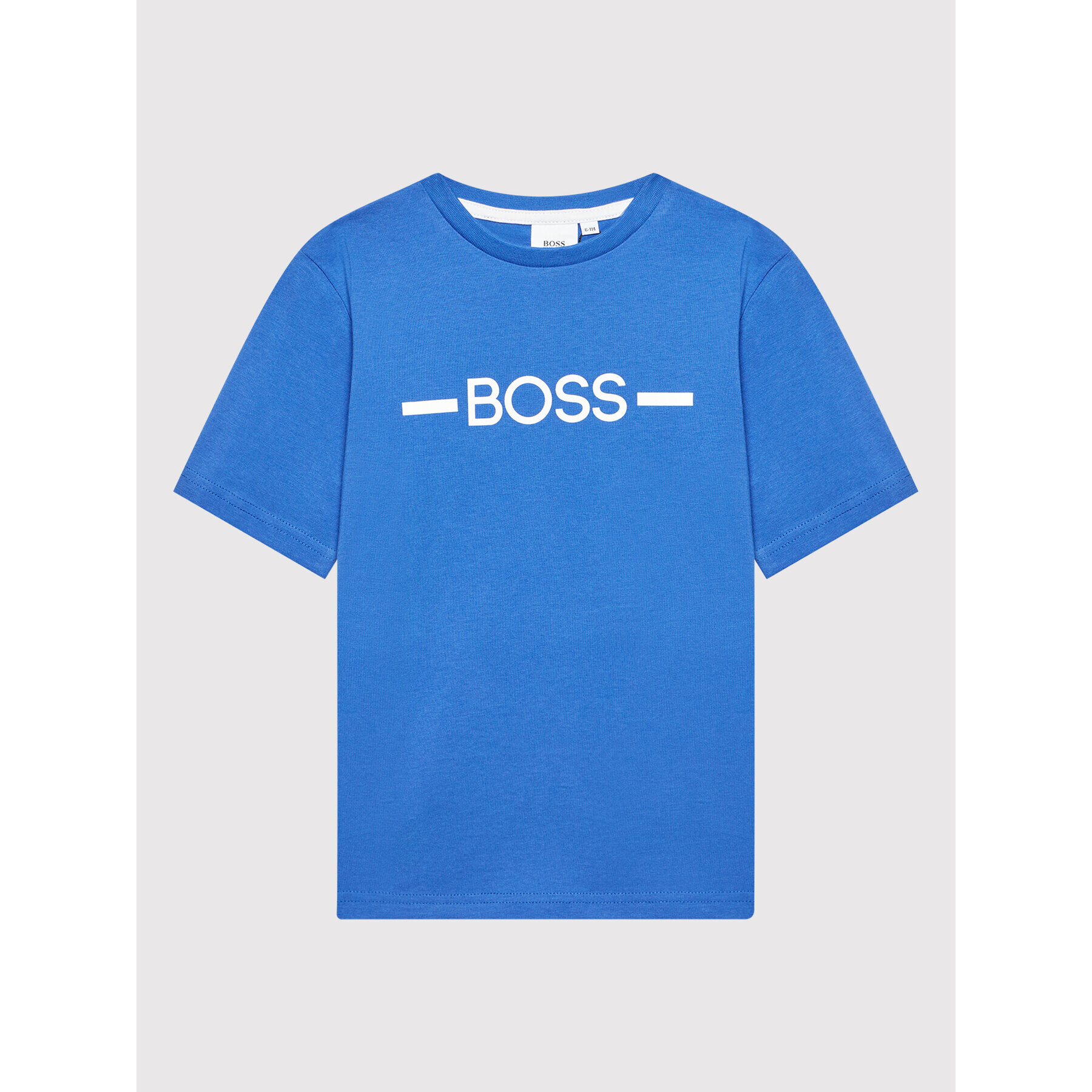 Boss Tricou J25N29 S Albastru Regular Fit - Pled.ro