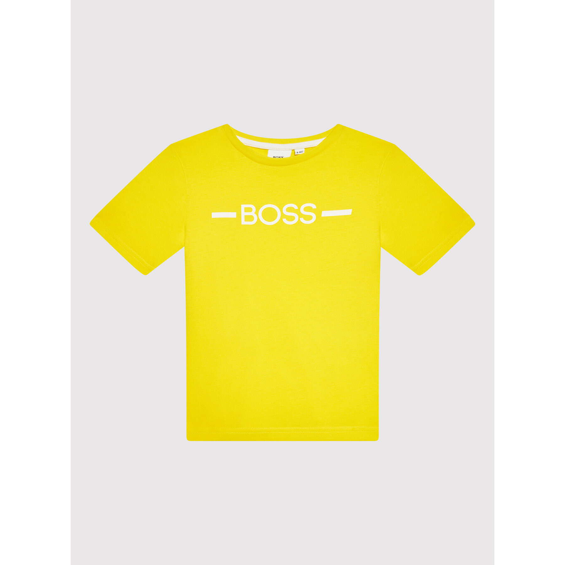 Boss Tricou J25N29 S Galben Regular Fit - Pled.ro