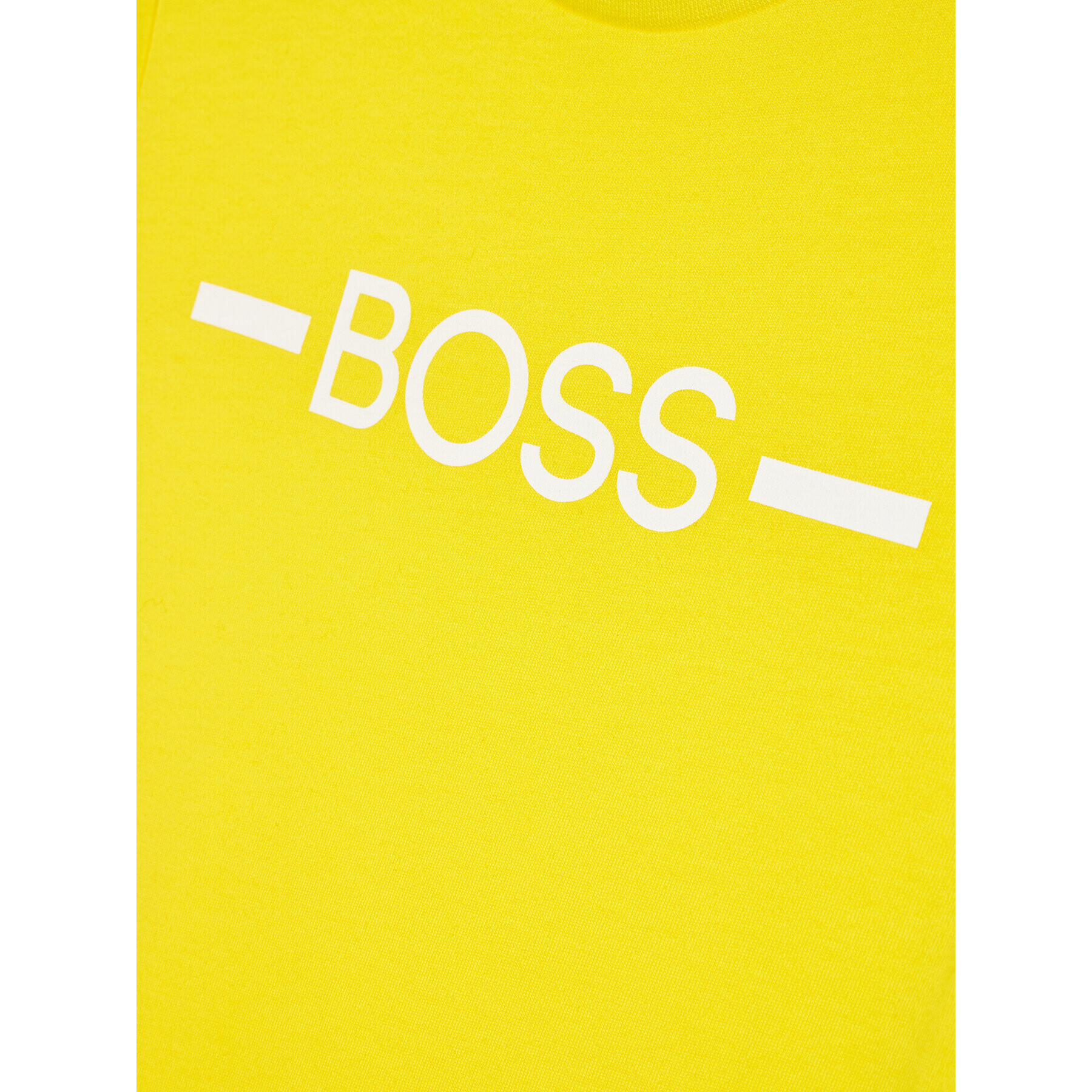 Boss Tricou J25N29 S Galben Regular Fit - Pled.ro