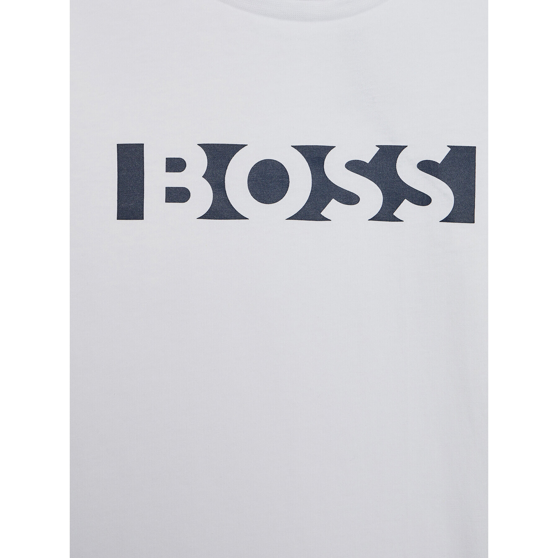 Boss Tricou J25N32 D Alb Regular Fit - Pled.ro