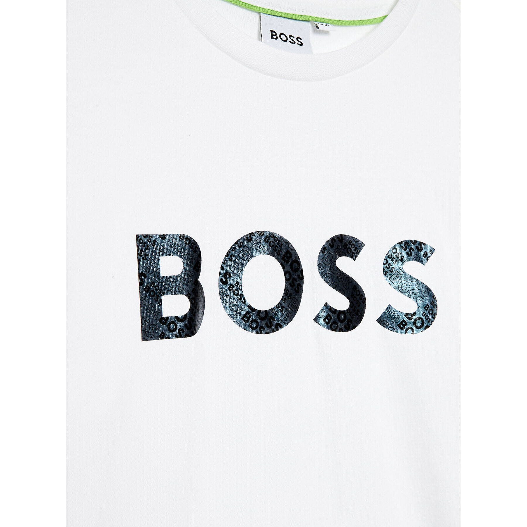 Boss Tricou J25O20 S Alb Regular Fit - Pled.ro