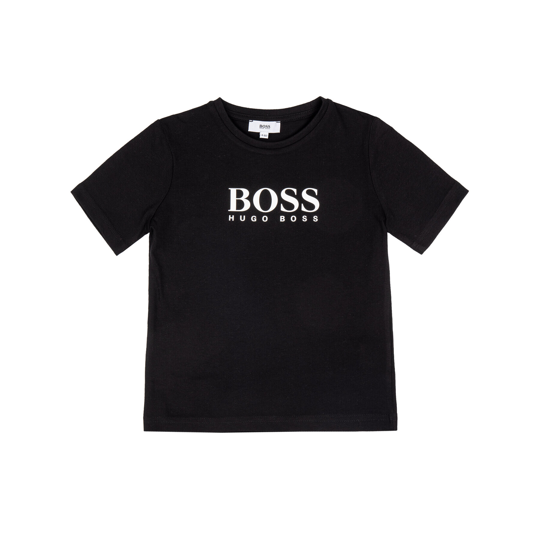 Boss Tricou J25P13 M Negru Regular Fit - Pled.ro