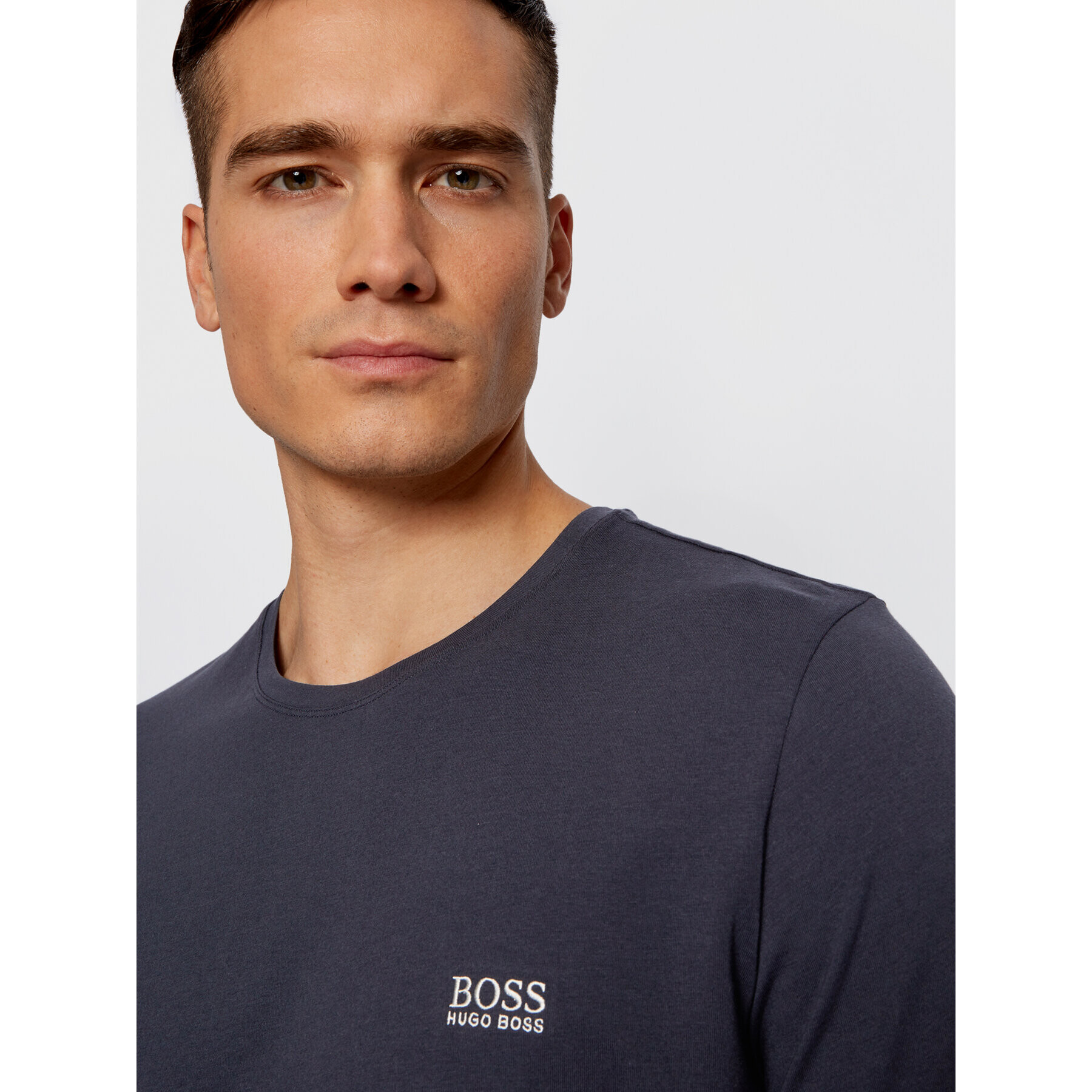 Boss Tricou Mix&Match 50381904 Bleumarin Regular Fit - Pled.ro