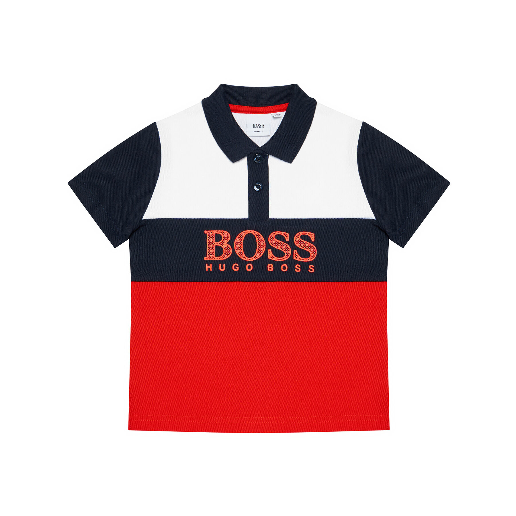 Boss Tricou polo J25L25 S Roșu Slim Fit - Pled.ro