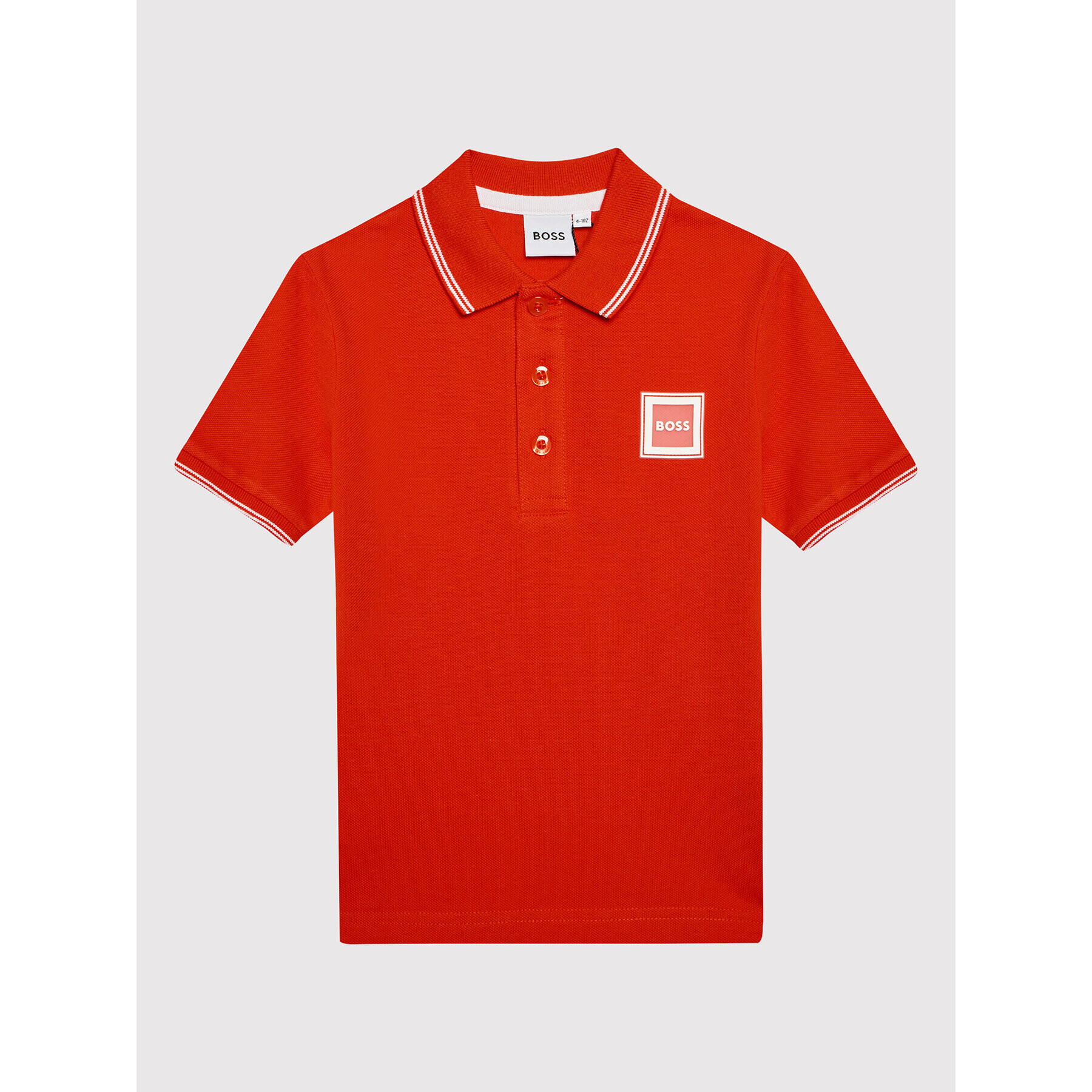 Boss Tricou polo J25N50 D Roșu Regular Fit - Pled.ro