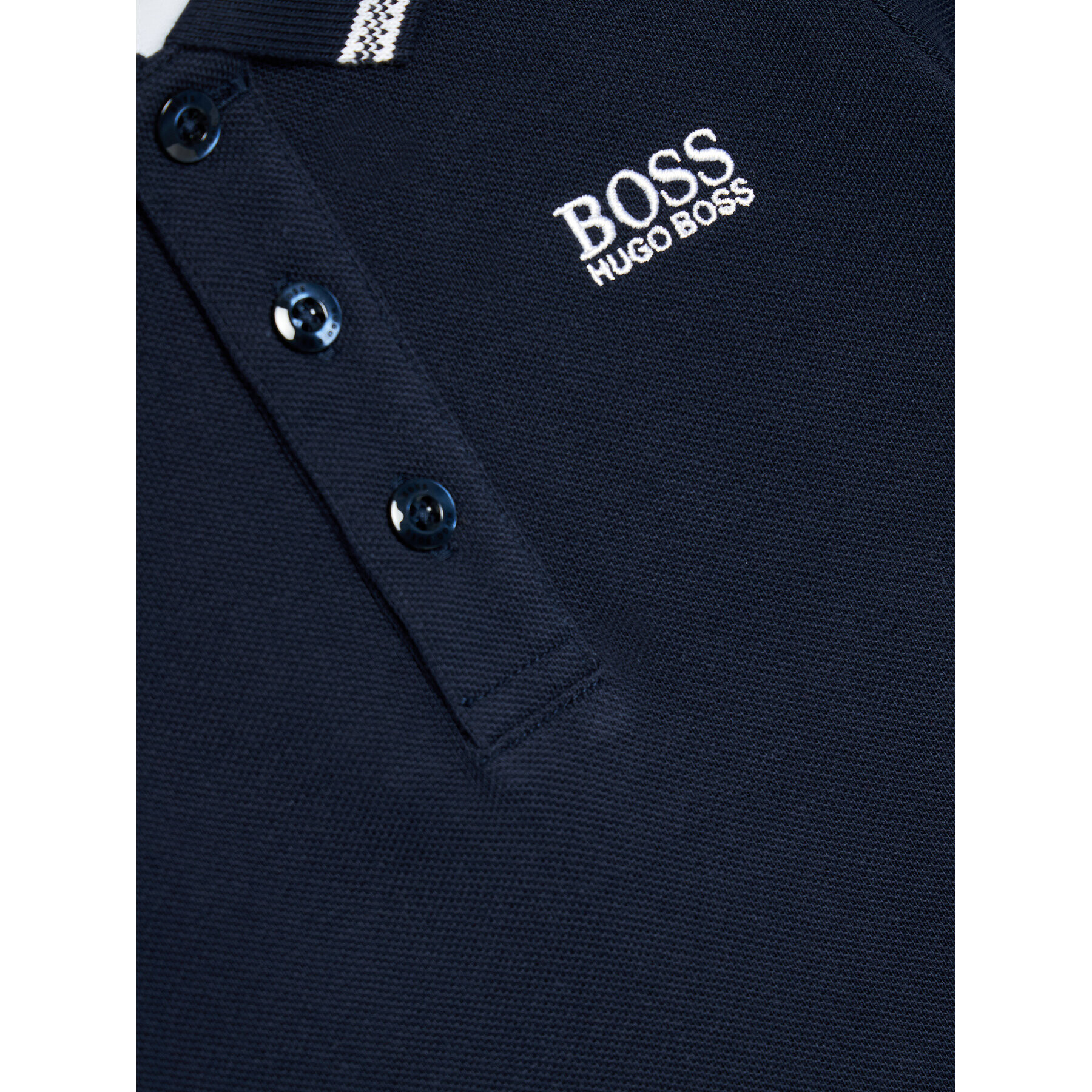 Boss Tricou polo J25P12 D Bleumarin Regular Fit - Pled.ro