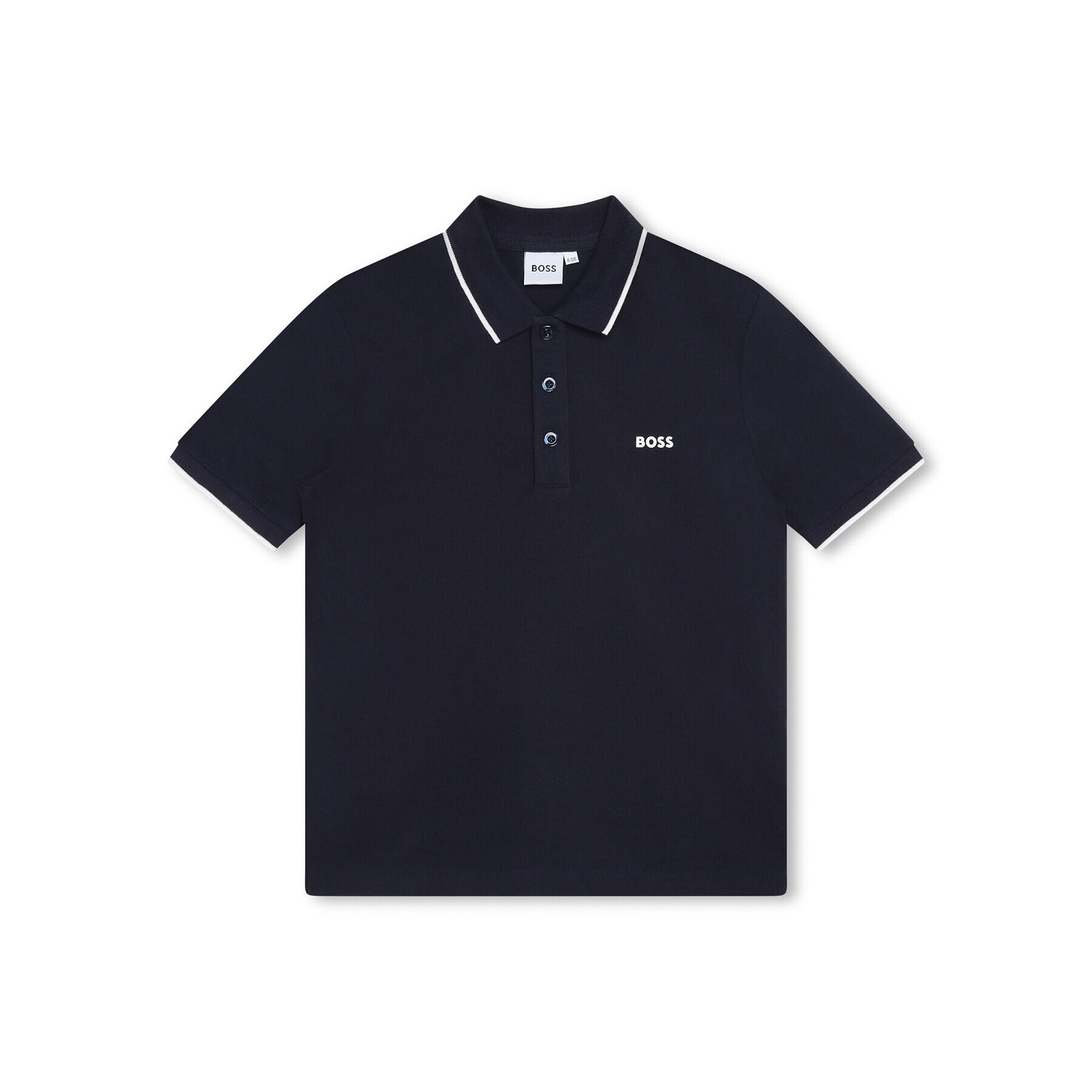 Boss Tricou polo J25P26 D Bleumarin Regular Fit - Pled.ro