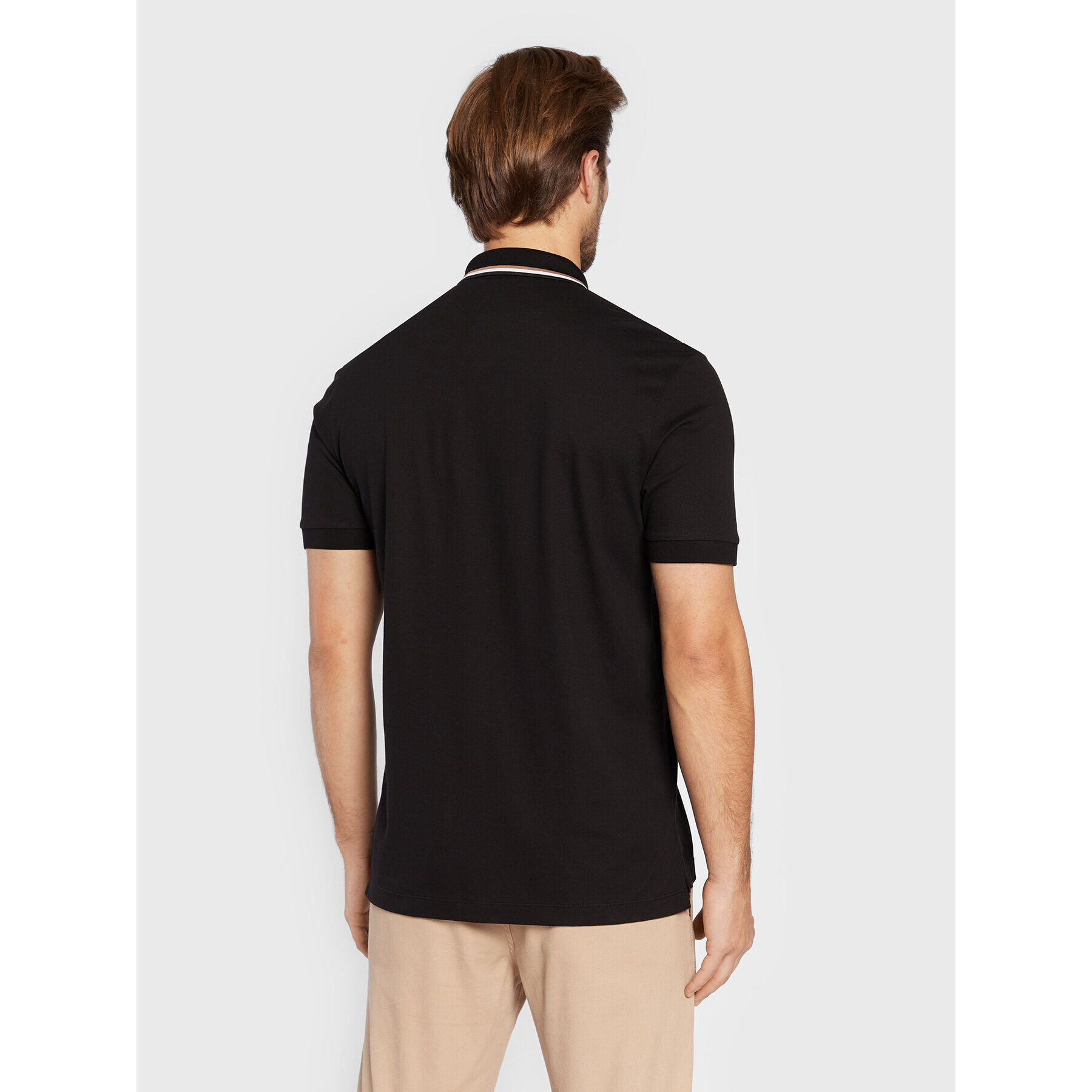 Boss Tricou polo Pack 27 50471695 Negru Regular Fit - Pled.ro