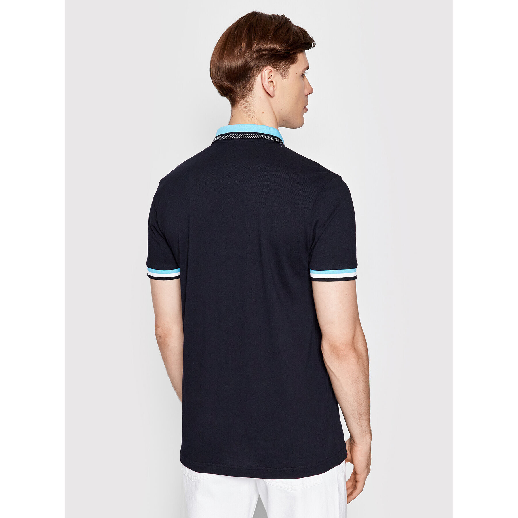 Boss Tricou polo Paddy 1 50473952 Bleumarin Regular Fit - Pled.ro