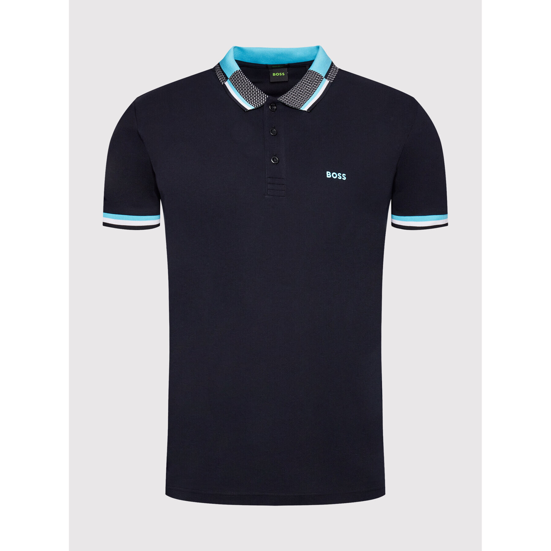 Boss Tricou polo Paddy 1 50473952 Bleumarin Regular Fit - Pled.ro