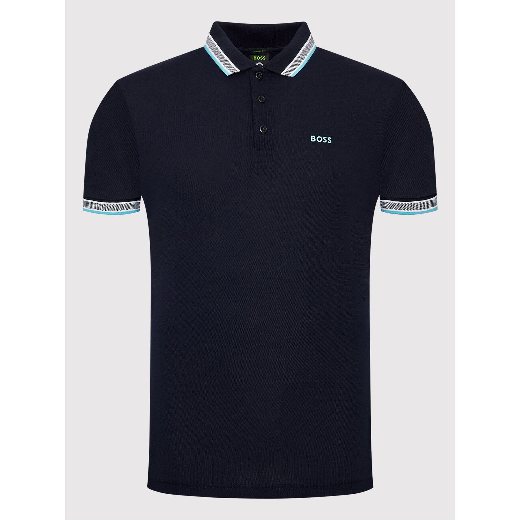 Boss Tricou polo Paddy 50468983 Bleumarin Regular Fit - Pled.ro