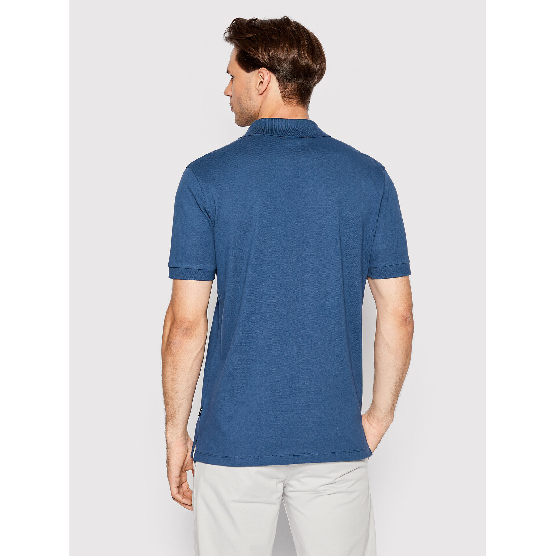 Boss Tricou polo Pallas 50468301 Bleumarin Regular Fit - Pled.ro