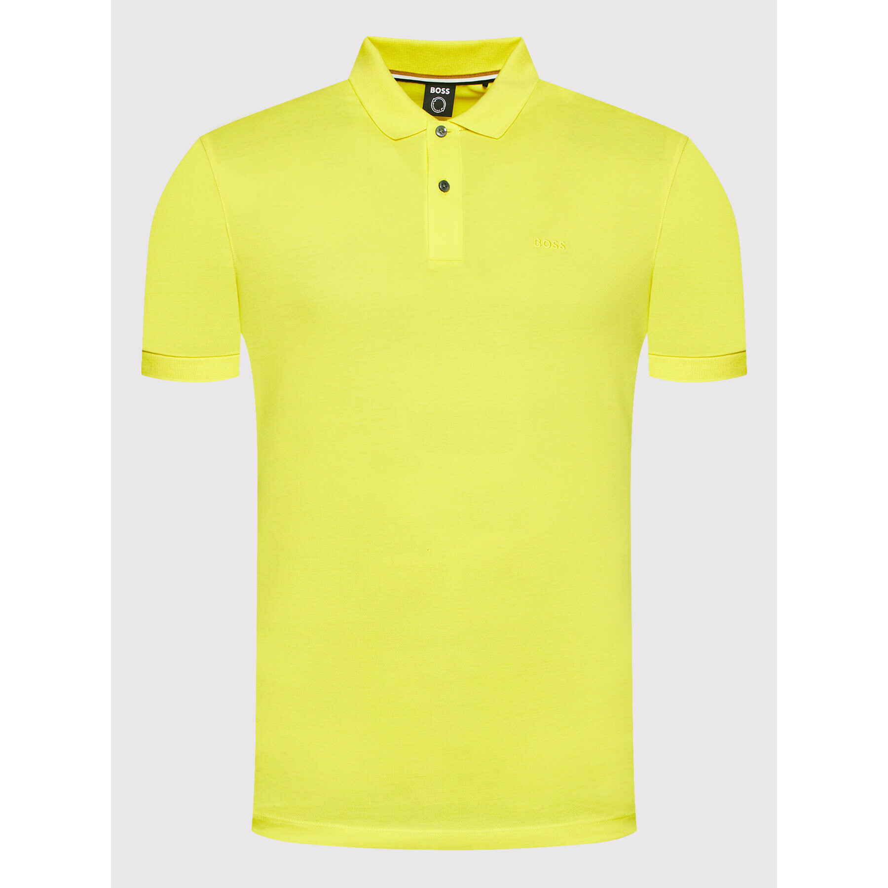 Boss Tricou polo Pallas 50468301 Galben Regular Fit - Pled.ro