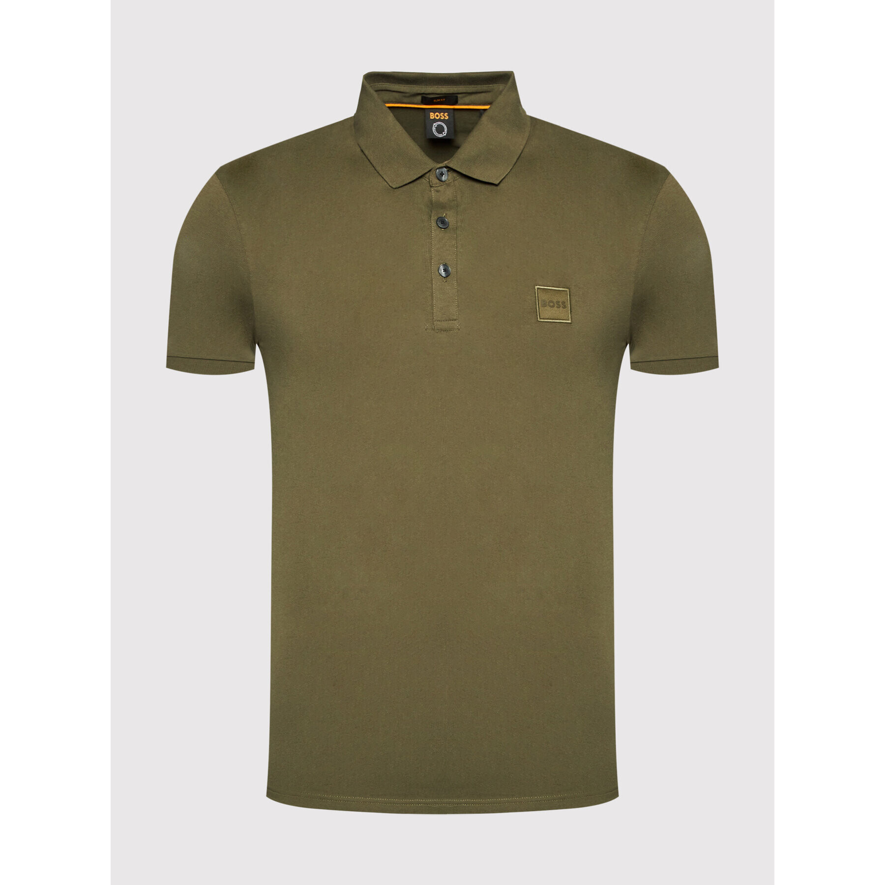 Boss Tricou polo Passenger 50472668 Verde Slim Fit - Pled.ro