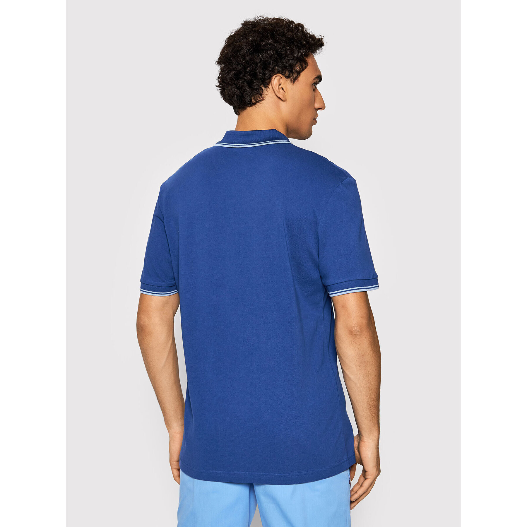 Boss Tricou polo Pchup 1 50449367 Albastru Regular Fit - Pled.ro