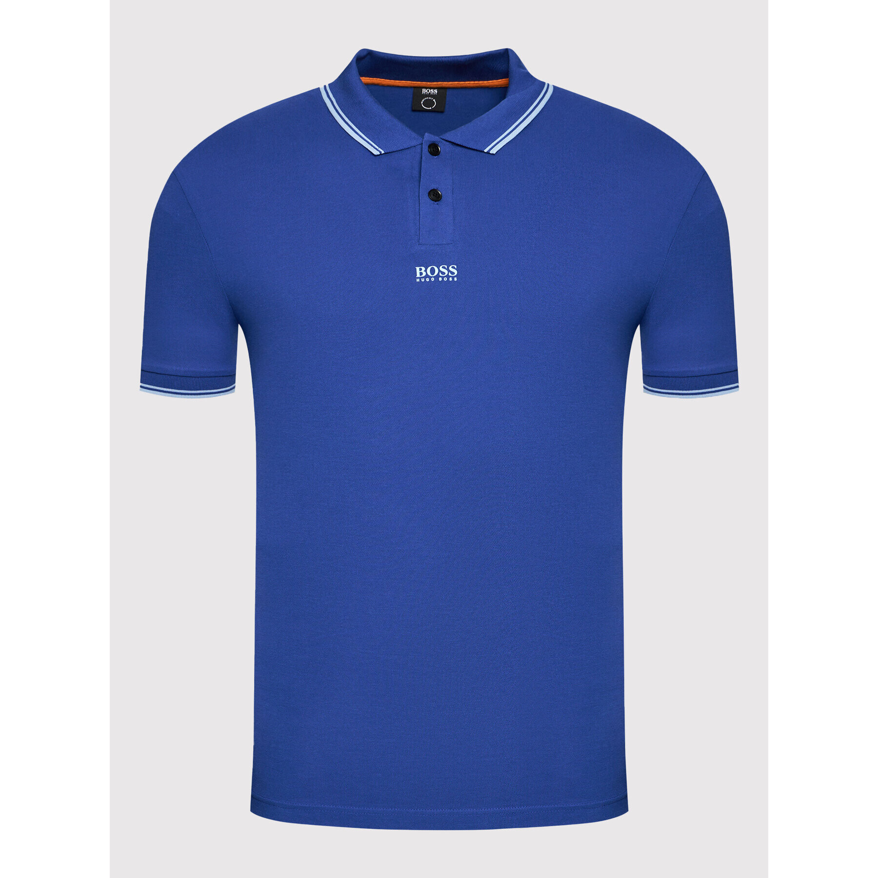 Boss Tricou polo Pchup 1 50449367 Albastru Regular Fit - Pled.ro