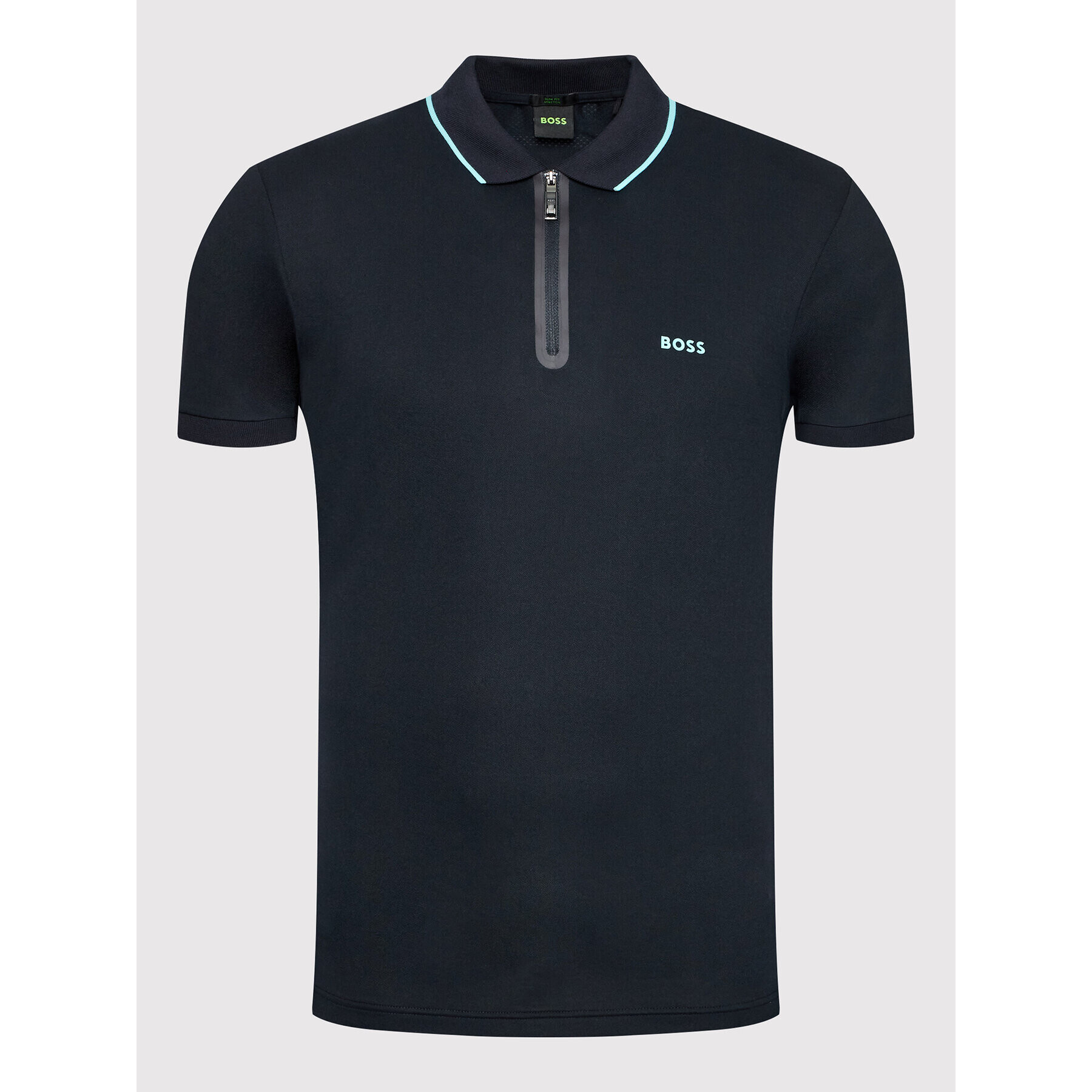 Boss Tricou polo Philix 50466444 Bleumarin Slim Fit - Pled.ro