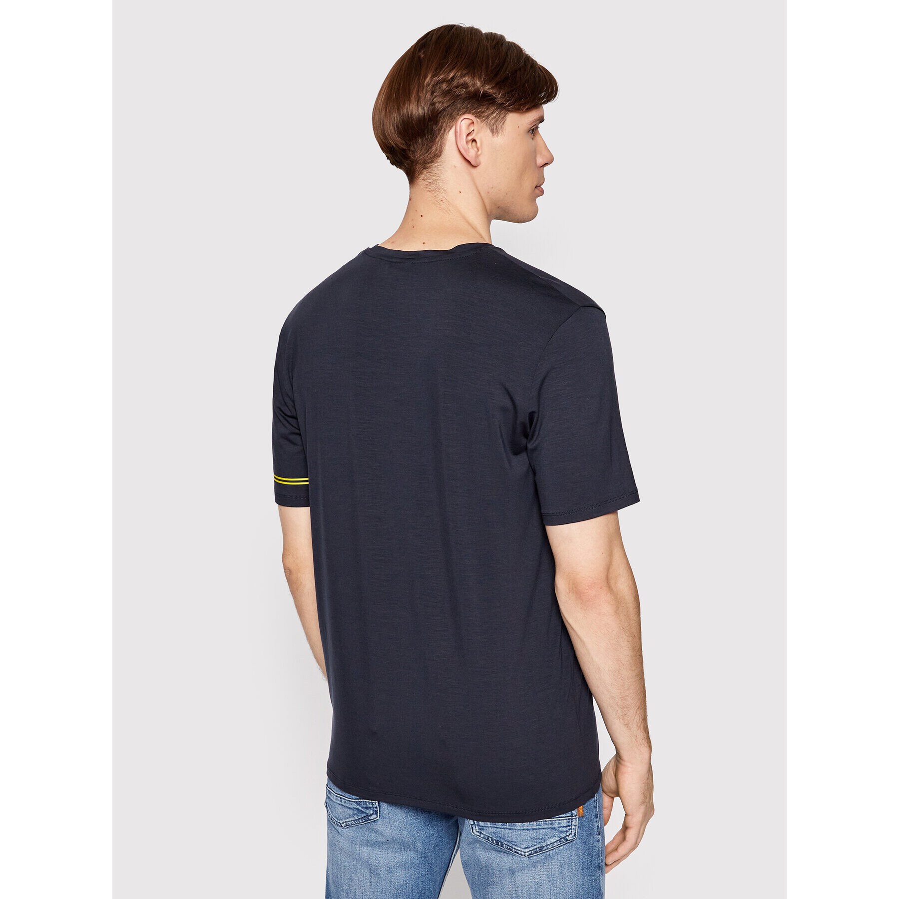 Boss Tricou Refined 50460285 Bleumarin Regular Fit - Pled.ro