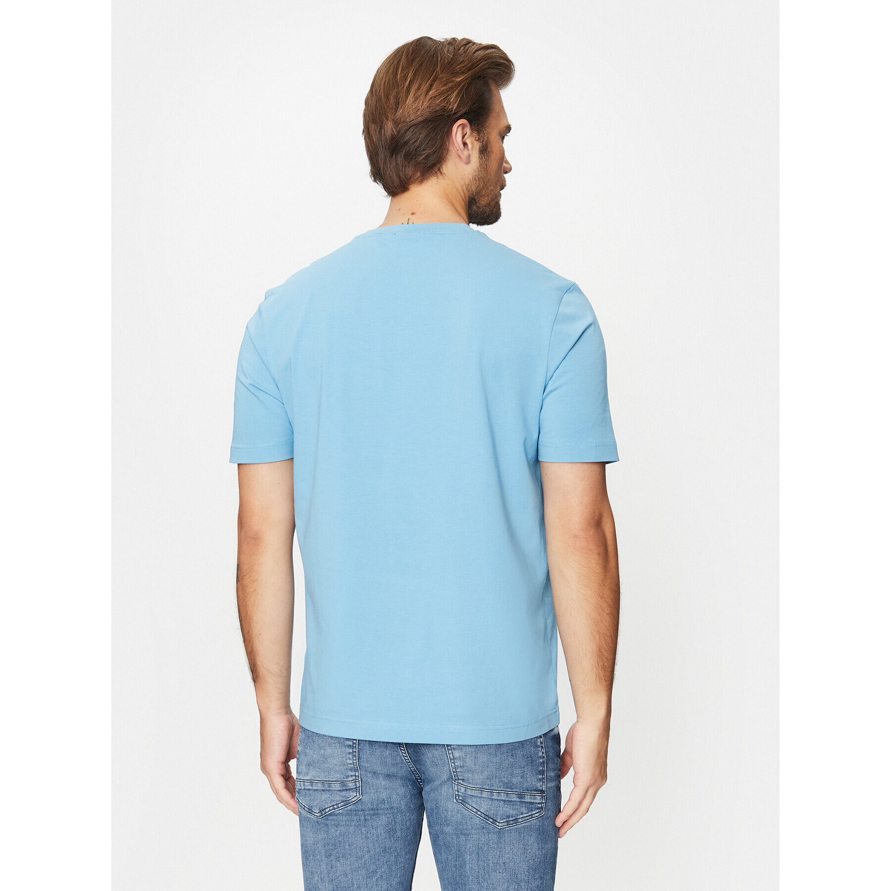 Boss Tricou Tchup 50473278 Albastru Relaxed Fit - Pled.ro