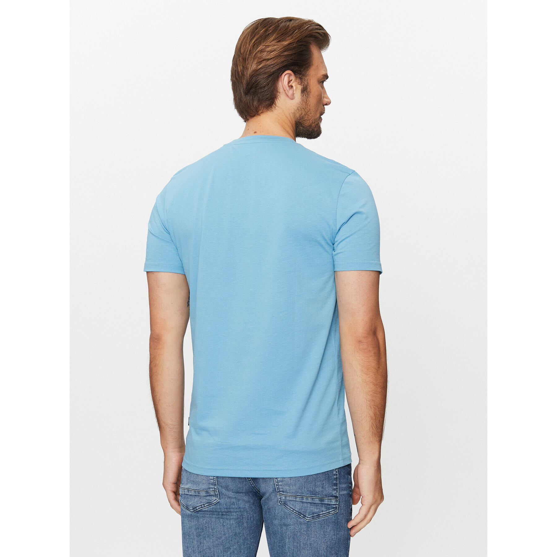 Boss Tricou Tefragile 50503535 Albastru Regular Fit - Pled.ro