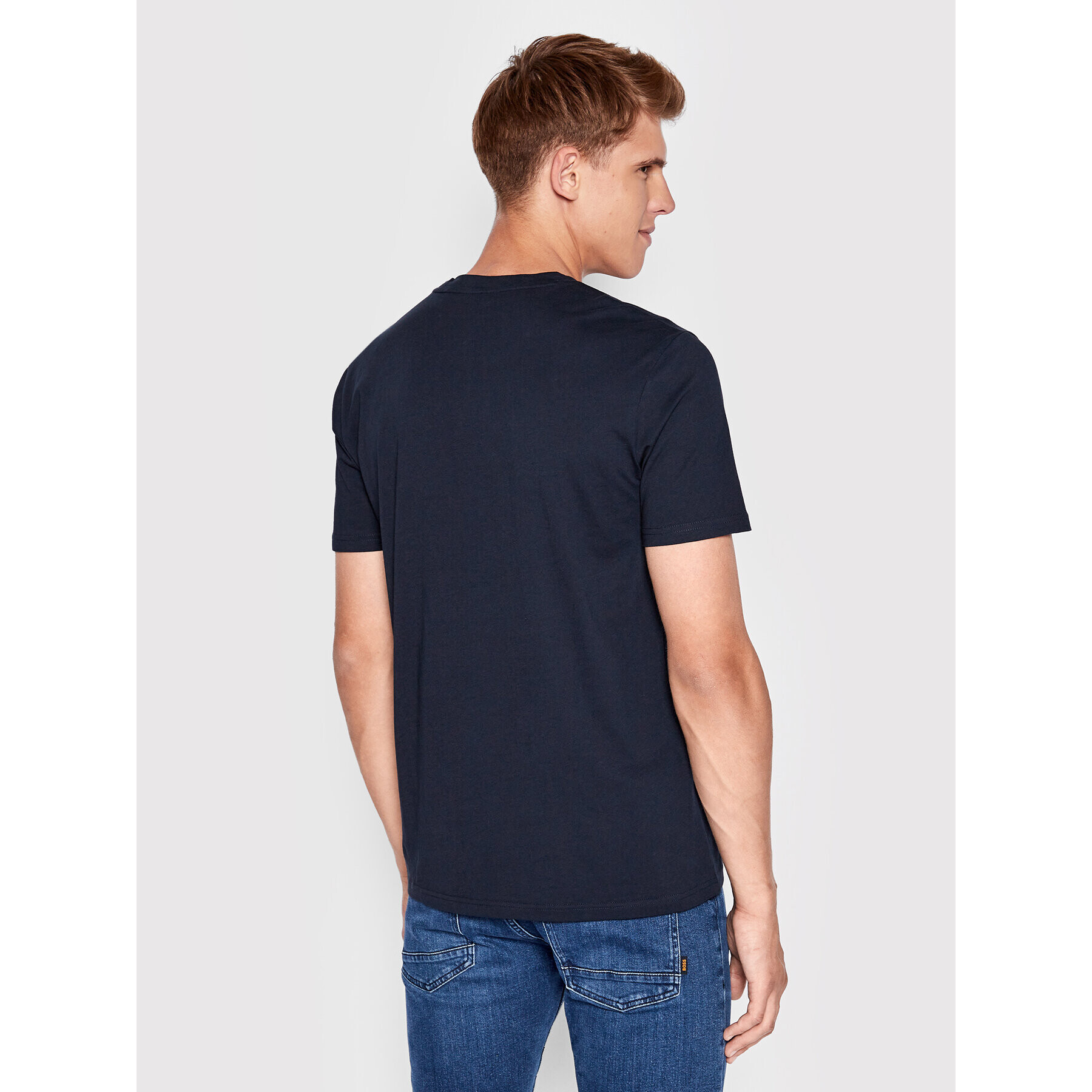 Boss Tricou Thinking 1 50481923 Bleumarin Regular Fit - Pled.ro