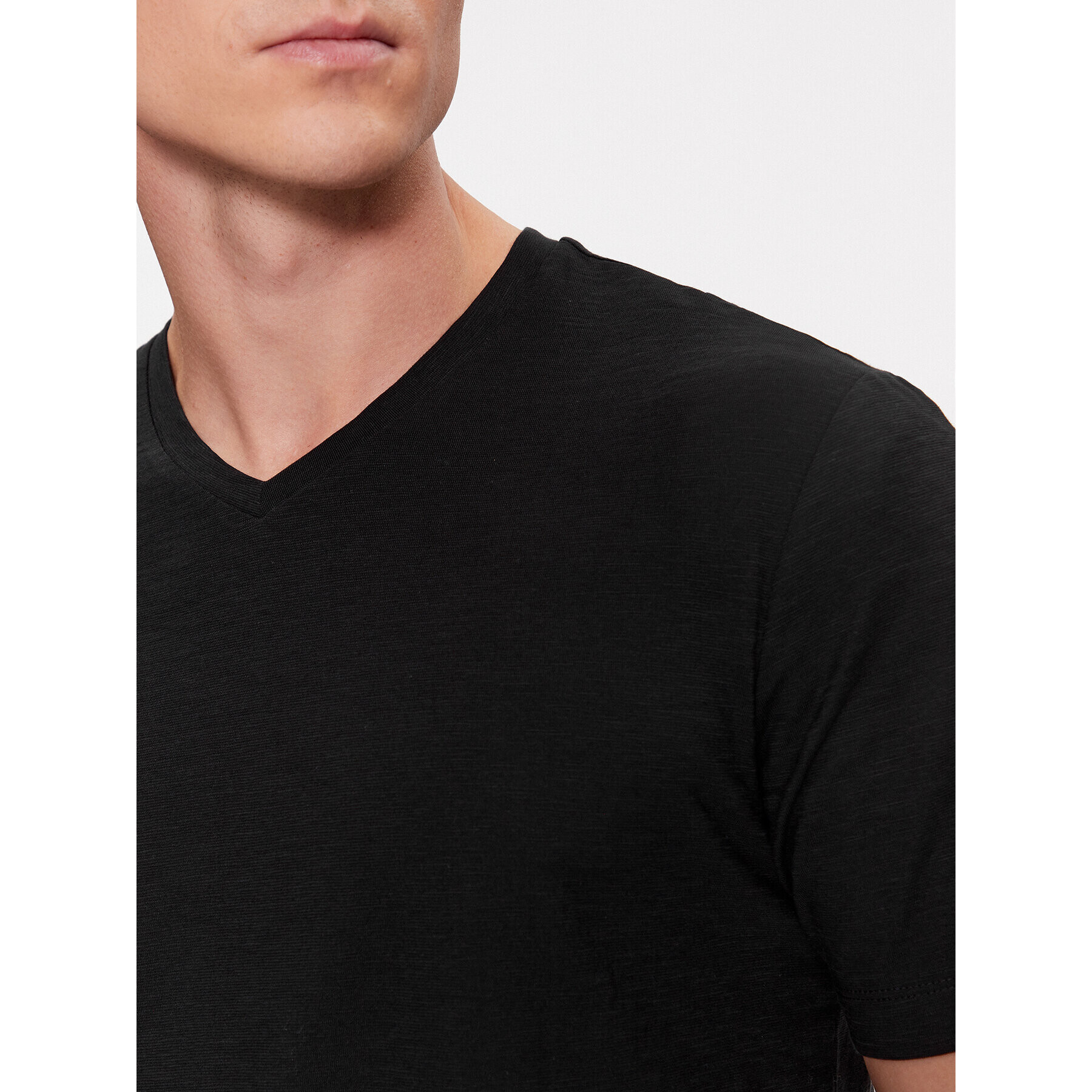 Boss Tricou Tilson 60 50468433 Negru Regular Fit - Pled.ro