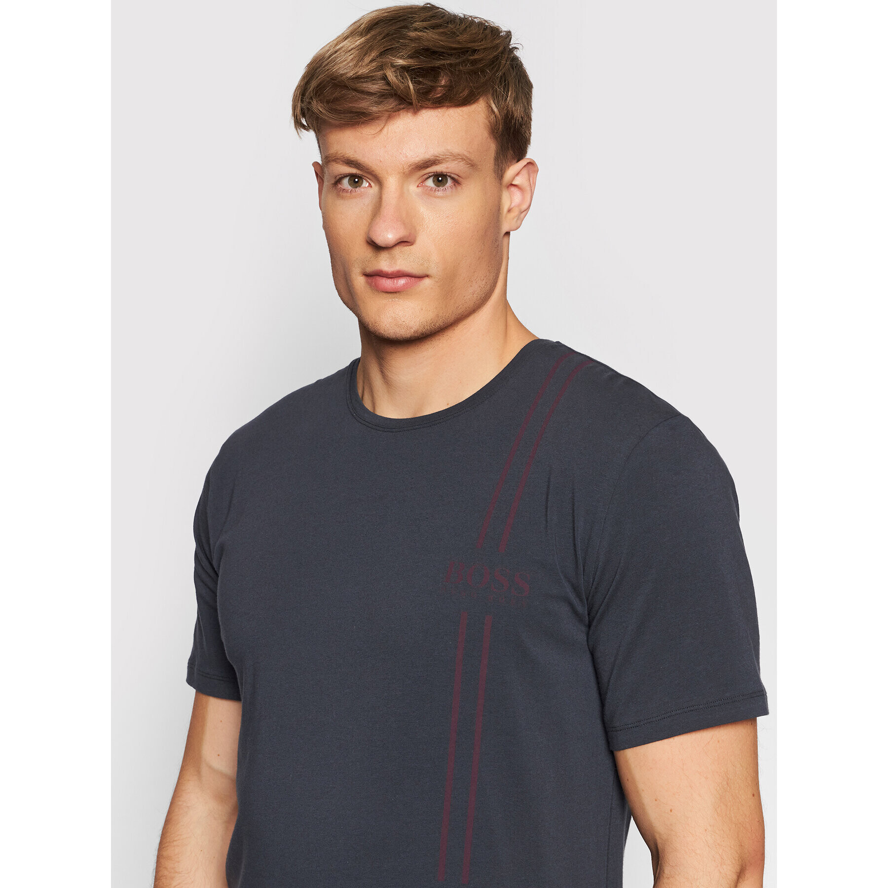 Boss Tricou Urban 50460239 Bleumarin Regular Fit - Pled.ro