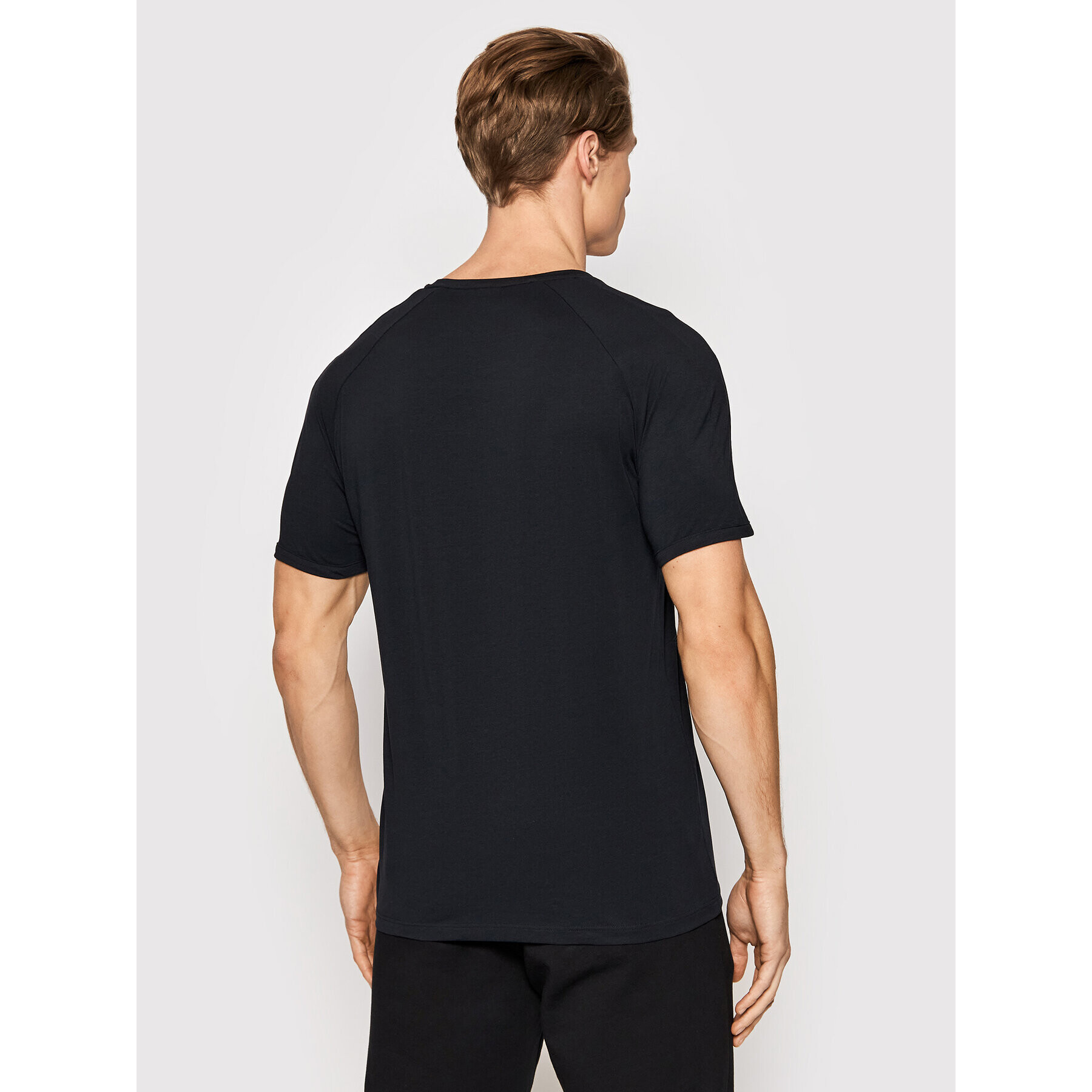 Boss Tricou Vitality 50469597 Negru Regular Fit - Pled.ro