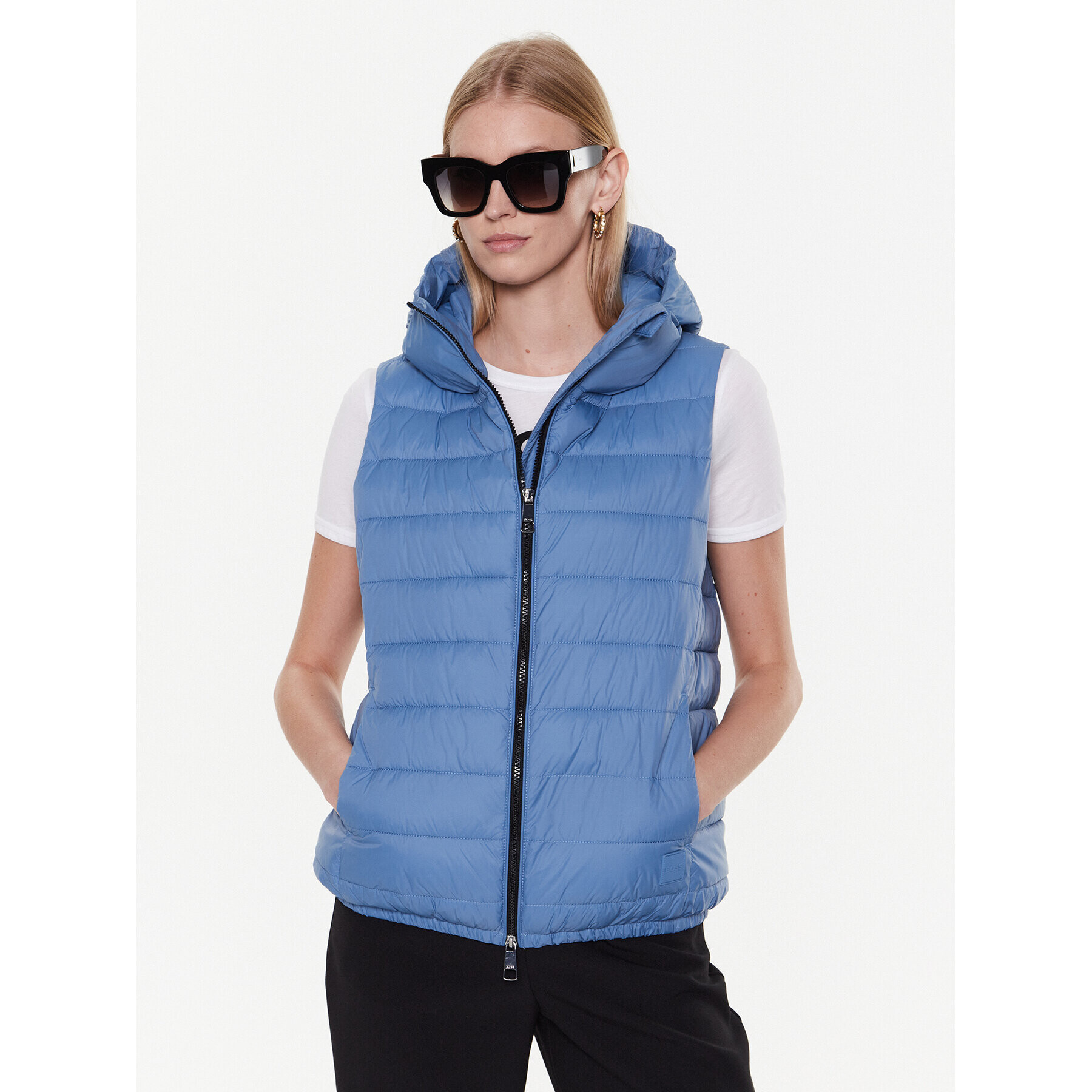 Boss Vestă C_Palaro1 50480841 Albastru Regular Fit - Pled.ro