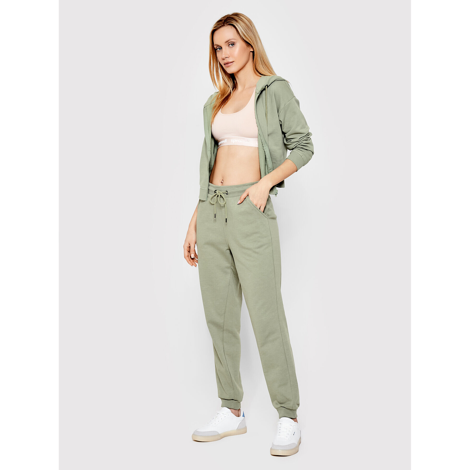 Brave Soul Bluză LSS-69KAIA Verde Regular Fit - Pled.ro