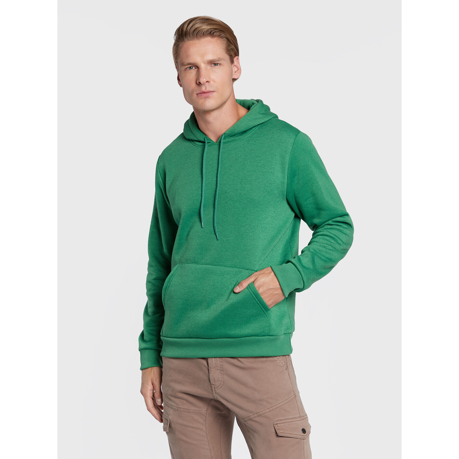 Brave Soul Bluză MSS-131CLARENC24 Verde Regular Fit - Pled.ro