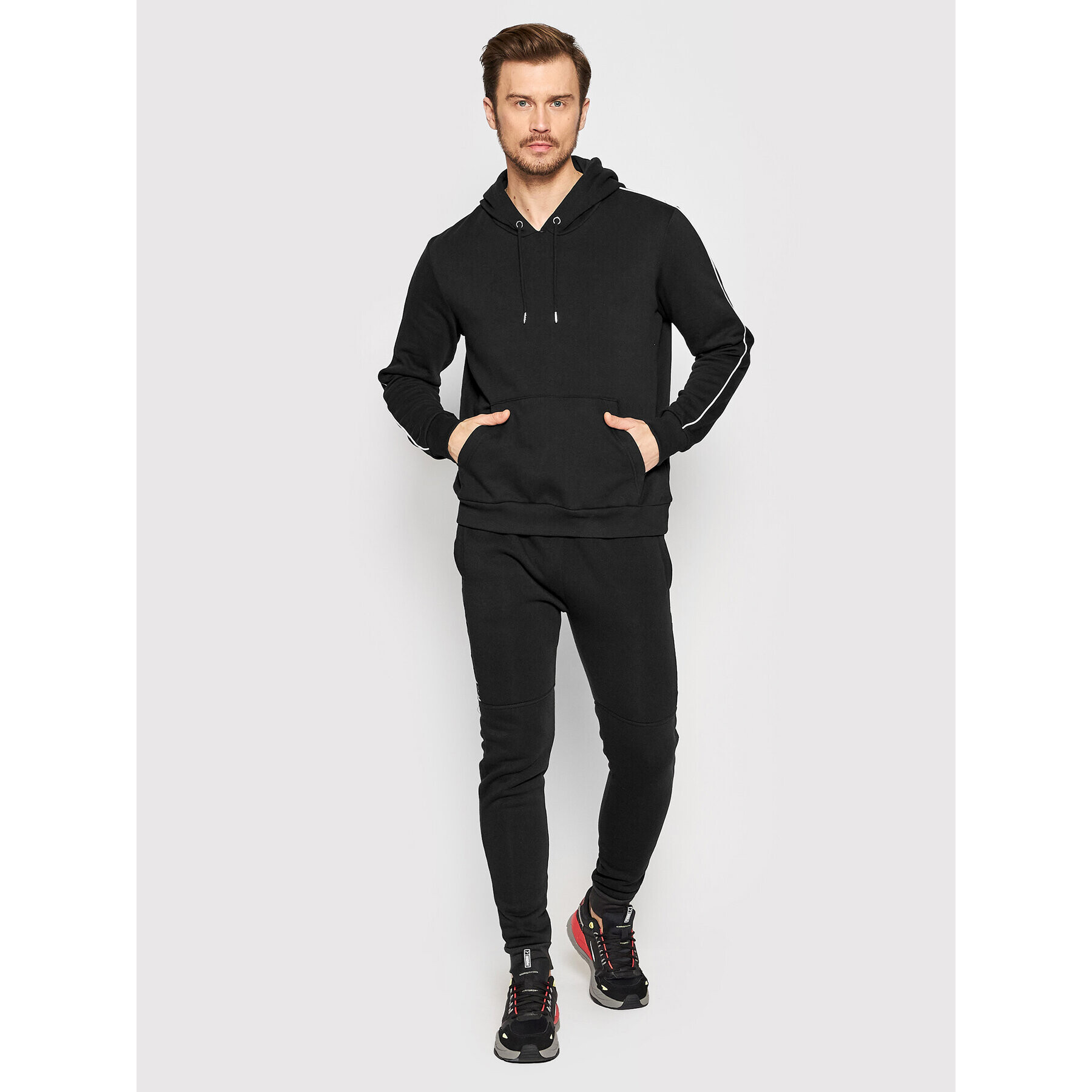 Brave Soul Bluză MSS-69GOVENOR Negru Regular Fit - Pled.ro