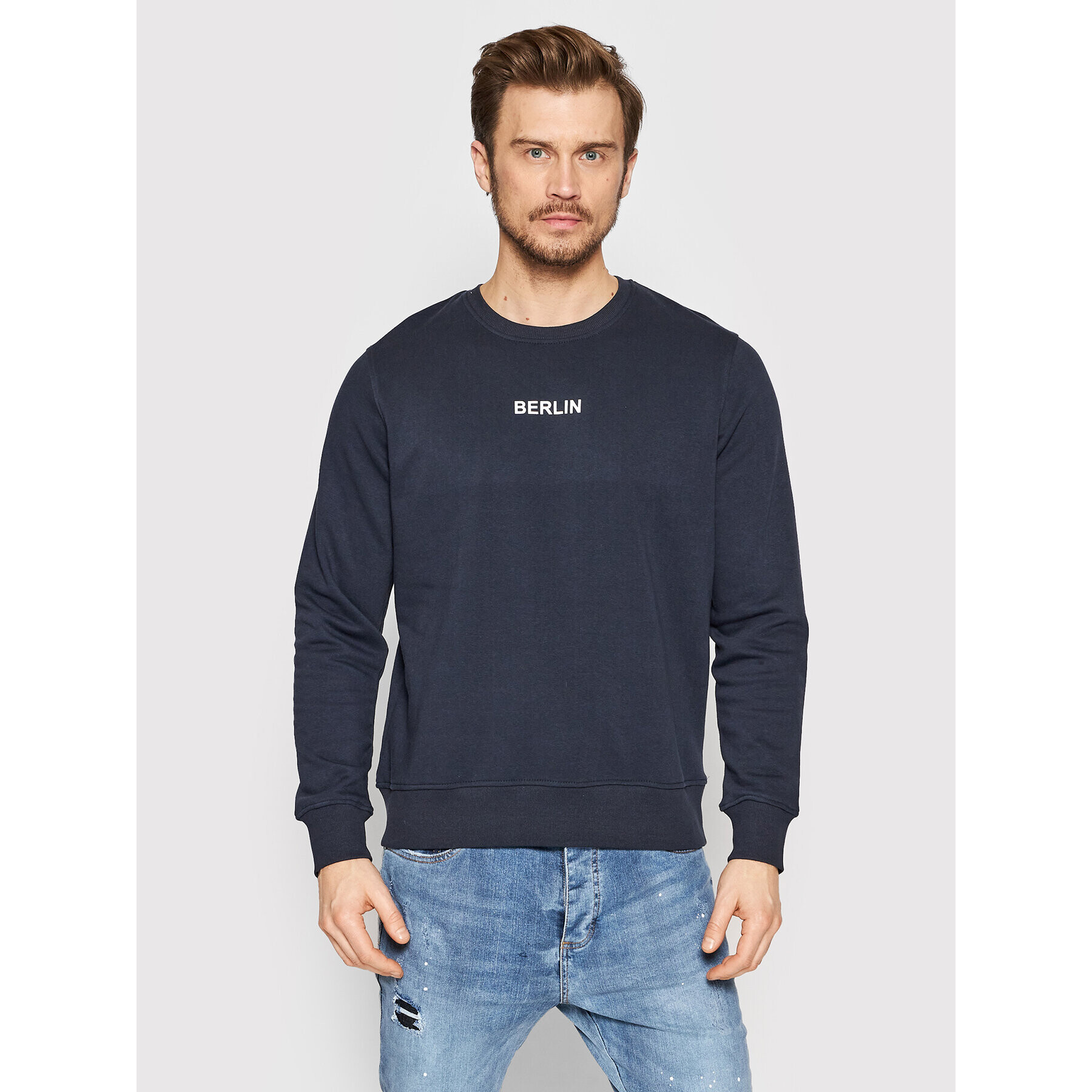 Brave Soul Bluză MSS-69TOWN Bleumarin Regular Fit - Pled.ro