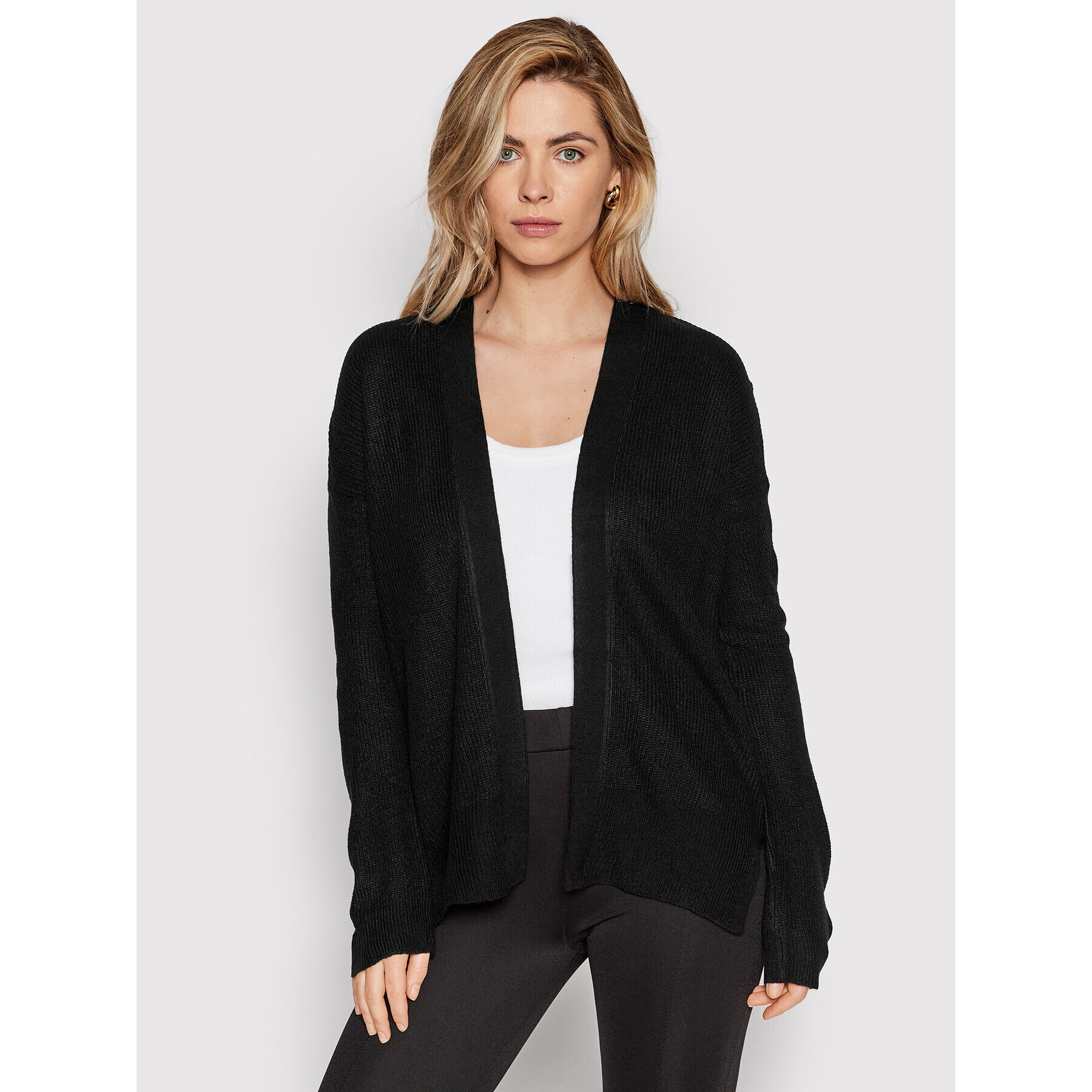 Brave Soul Cardigan LK-274NEMOA Negru Regular Fit - Pled.ro