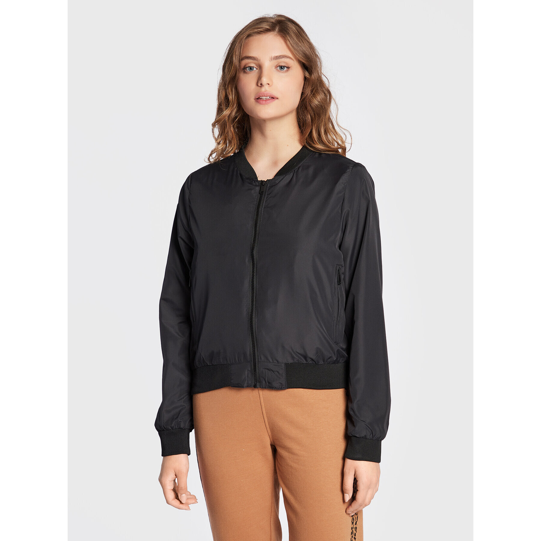 Brave Soul Geacă bomber LJK-KAJAL Negru Regular Fit - Pled.ro