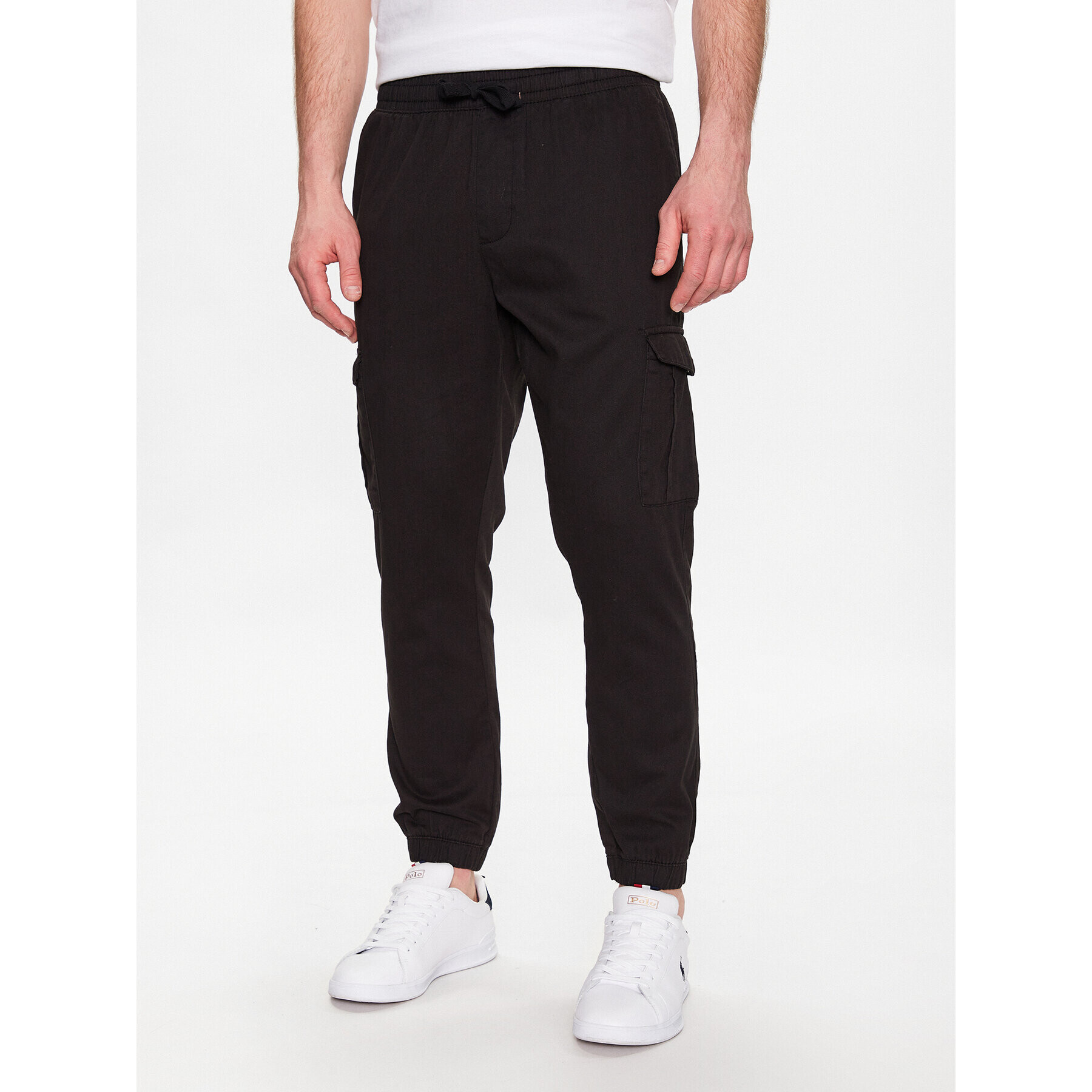 Brave Soul Joggers MTR-FINECARGO Negru Regular Fit - Pled.ro