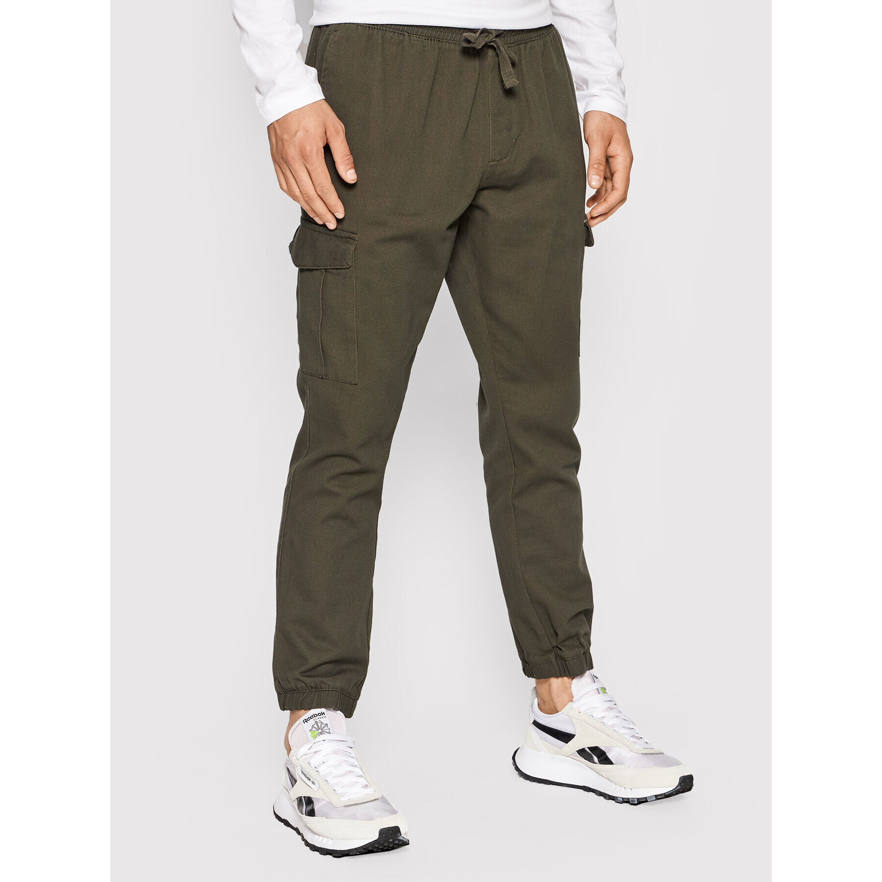 Brave Soul Joggers MTR-FINECARGO Verde Regular Fit - Pled.ro