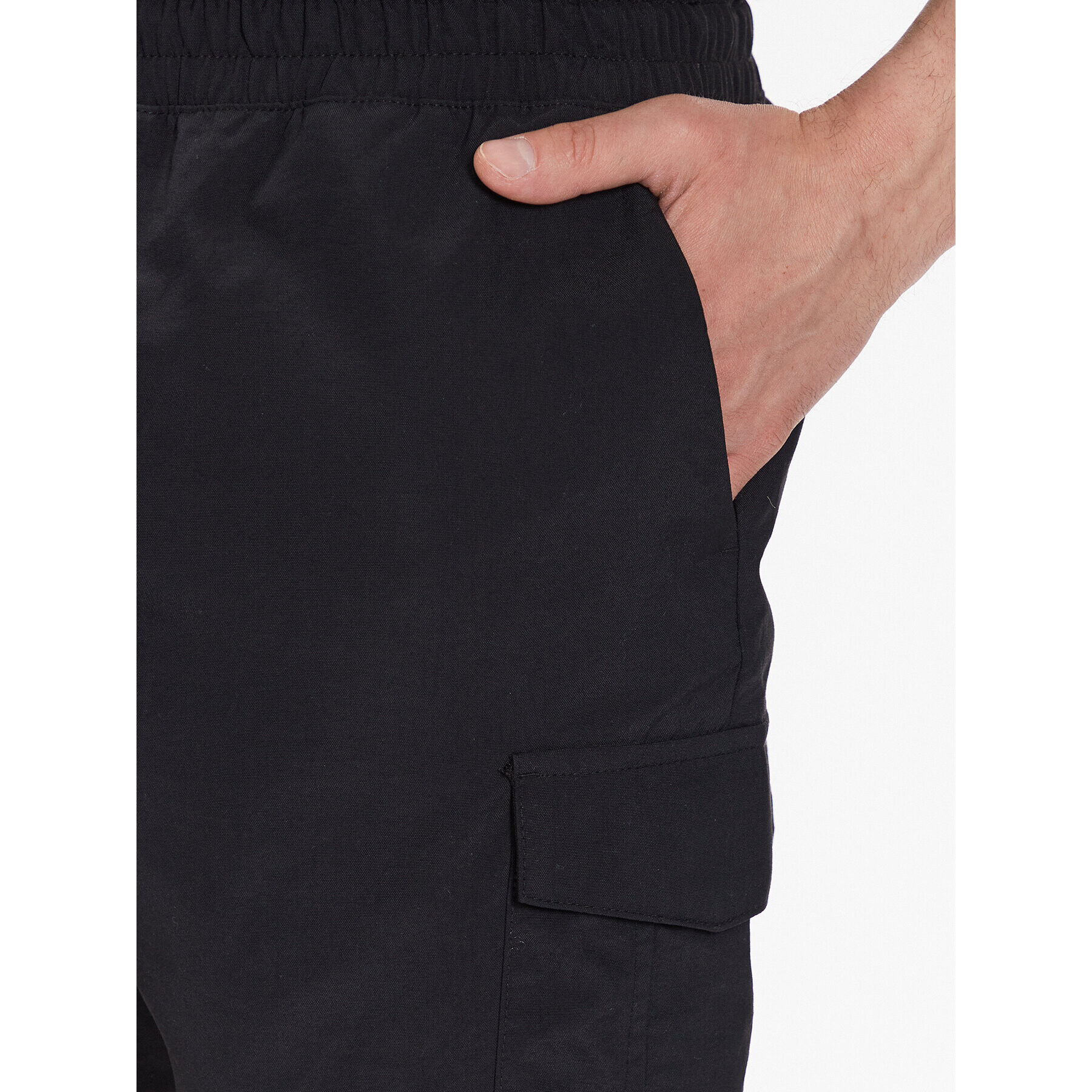 Brave Soul Pantalon scurți din material MSRT-FINETAS Negru Regular Fit - Pled.ro