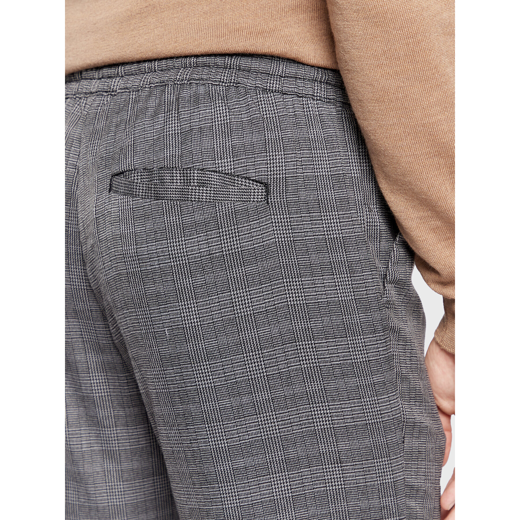 Brave Soul Pantaloni din material MTR-GLEN Gri Slim Fit - Pled.ro