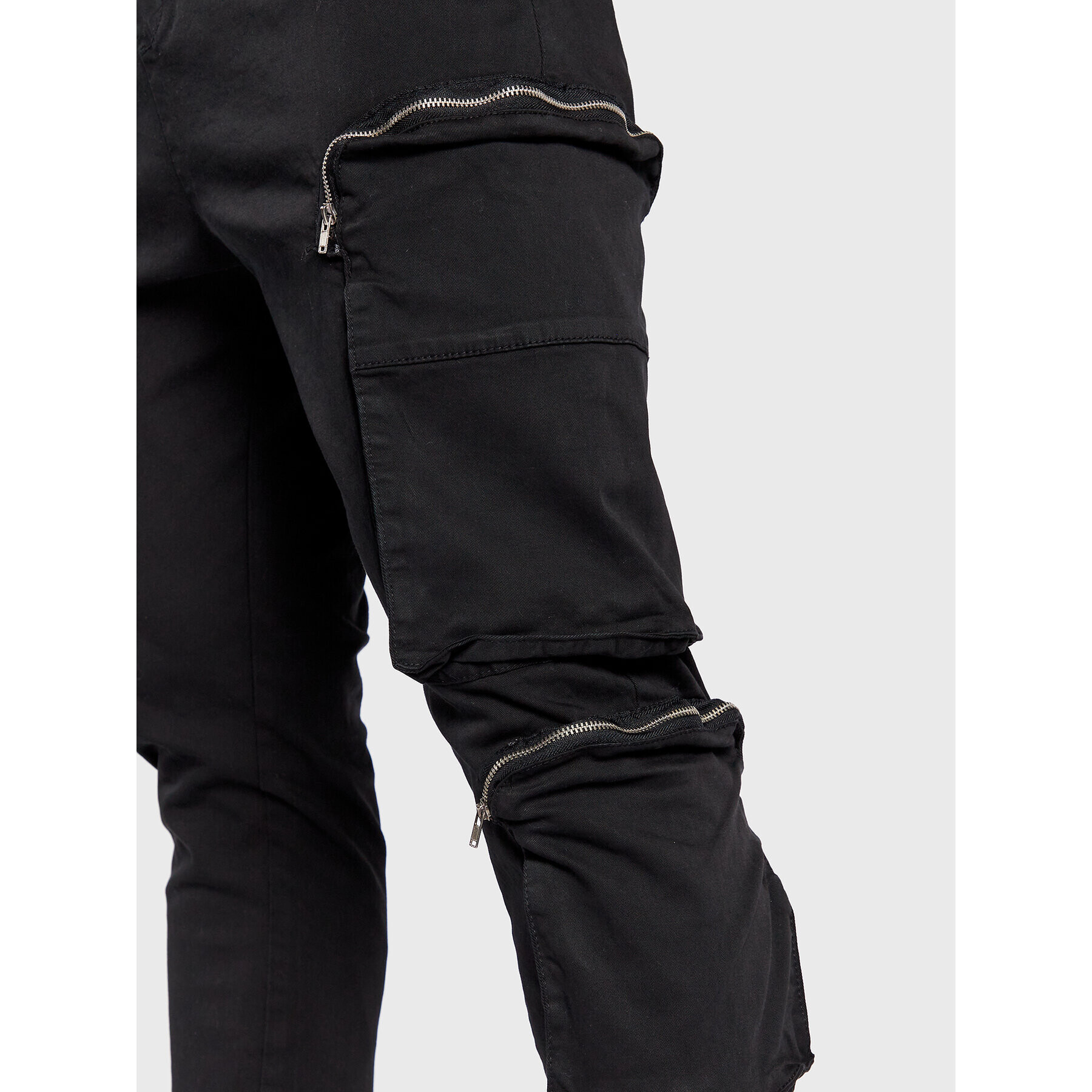 Brave Soul Pantaloni din material MTR-MARIO Negru Regular Fit - Pled.ro