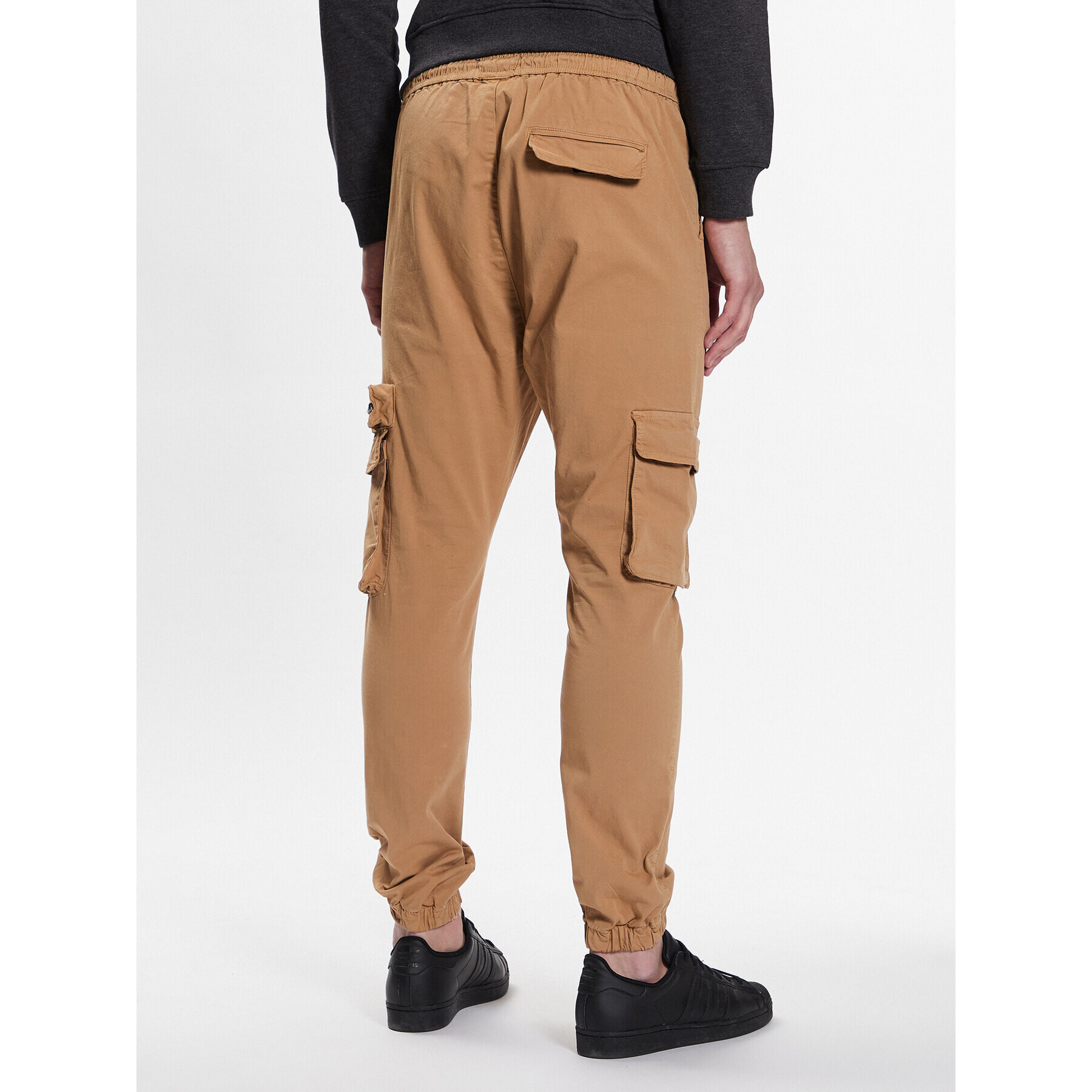 Brave Soul Pantaloni din material MTR-QUANTUMSTN Bej Regular Fit - Pled.ro