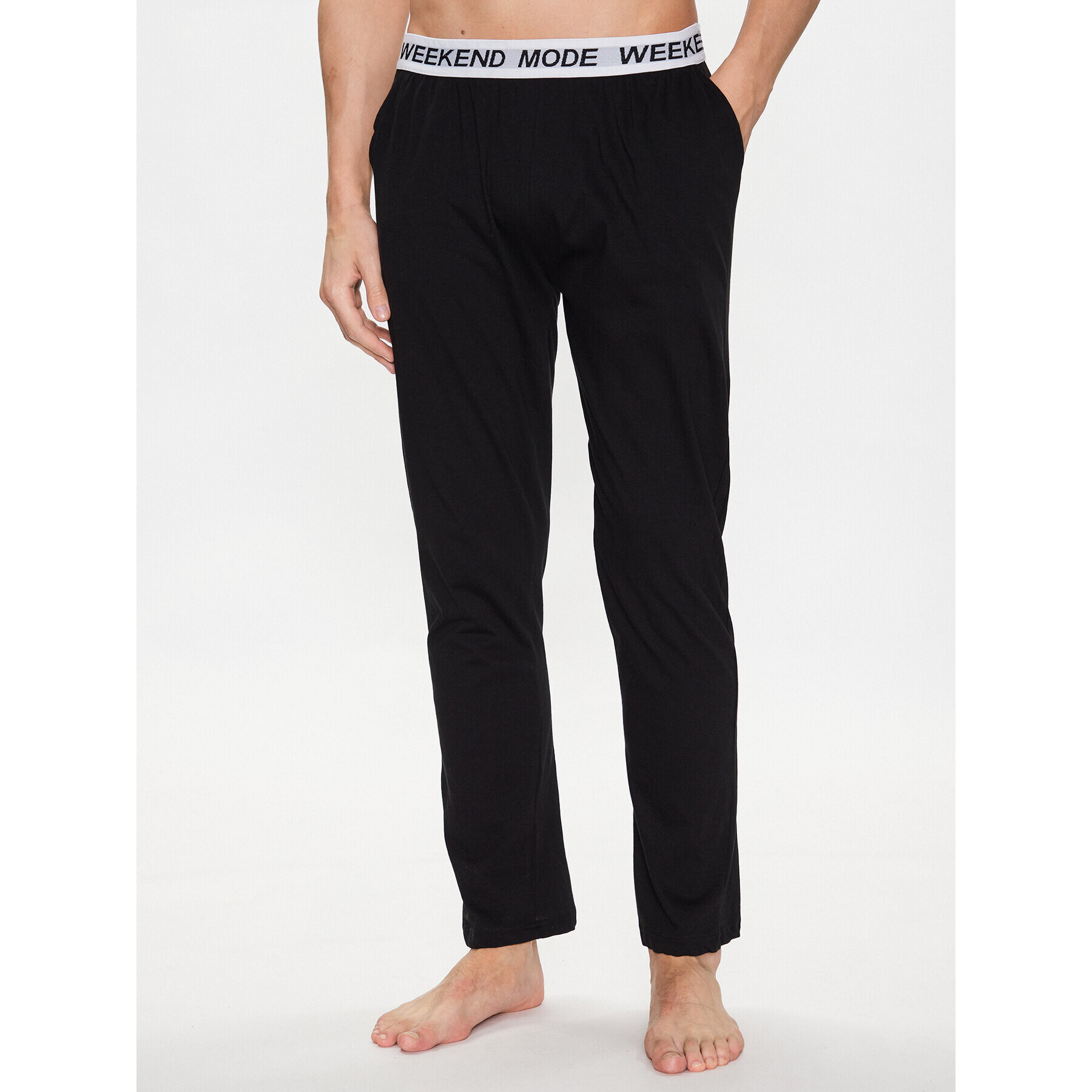 Brave Soul Pantaloni pijama MLWB-149KAIDEN Negru Regular Fit - Pled.ro