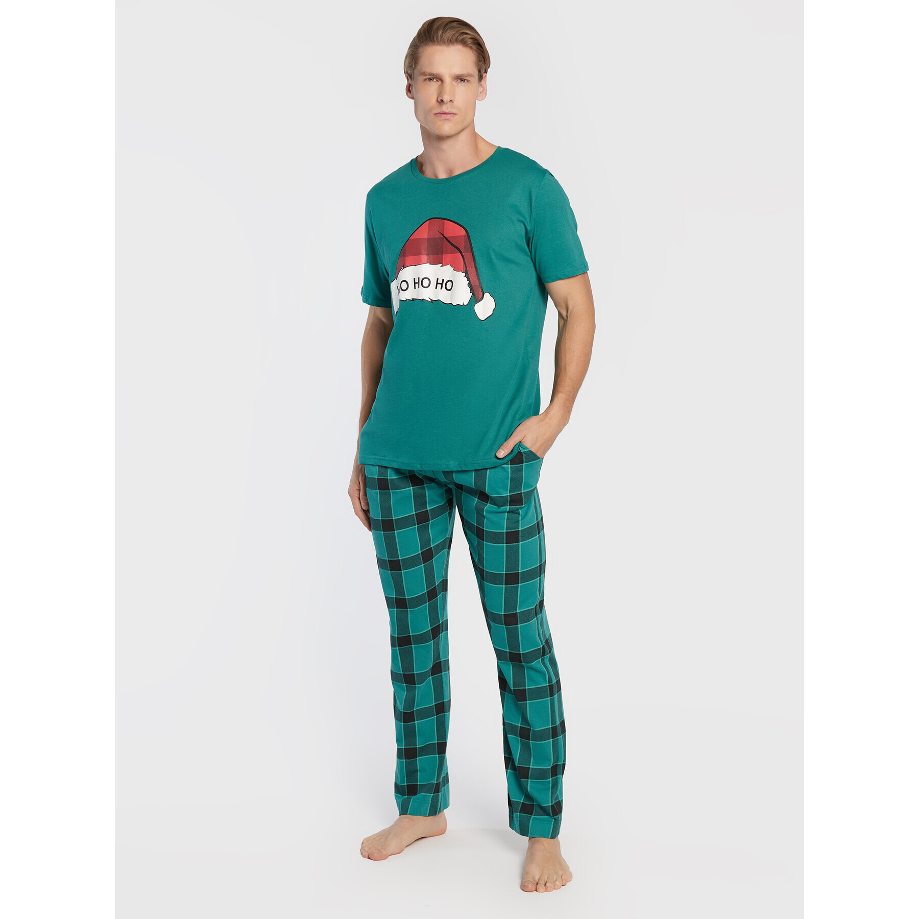 Brave Soul Pijama MLWS-149HOHO Verde - Pled.ro