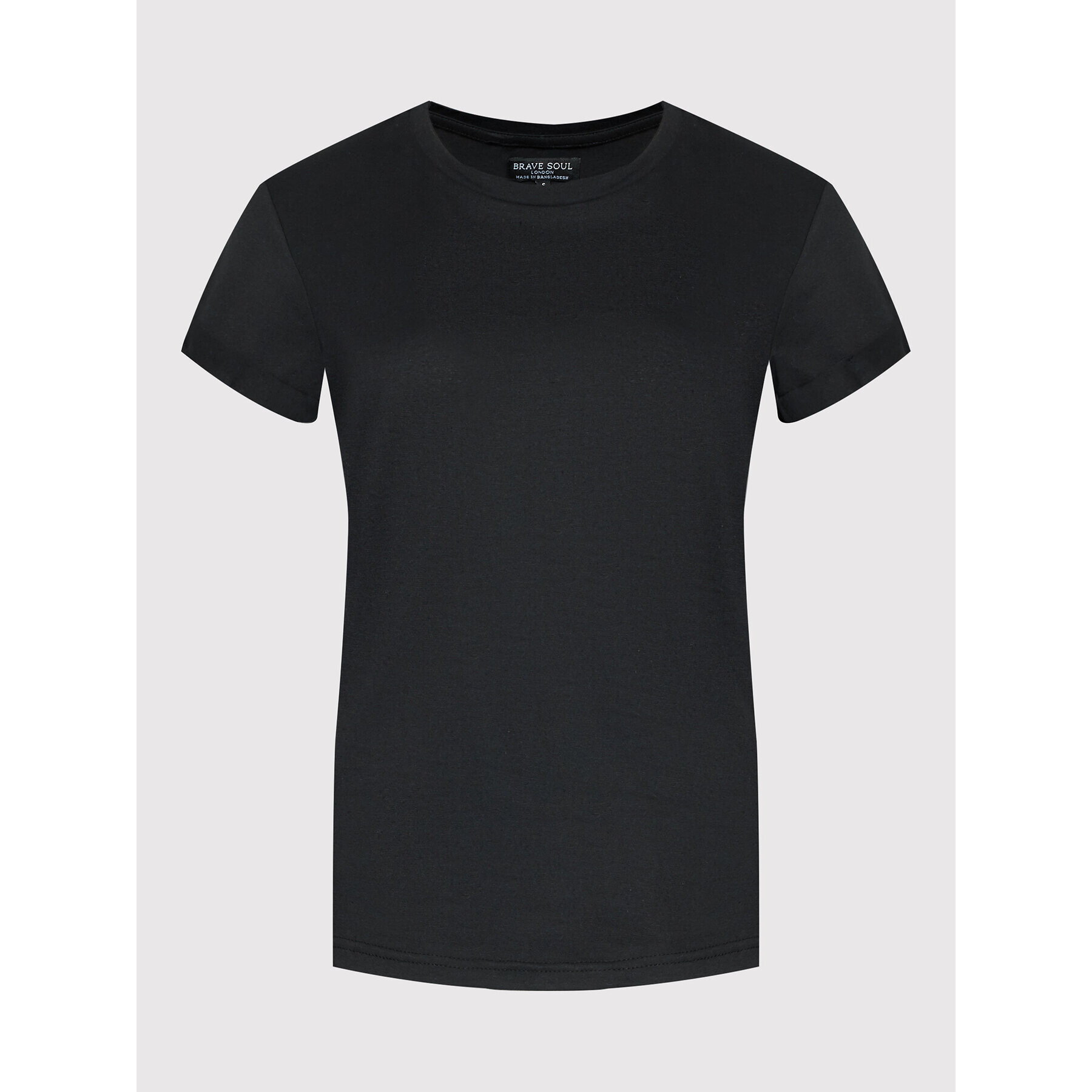 Brave Soul Tricou LTS-149ELEANORBL Negru Regular Fit - Pled.ro