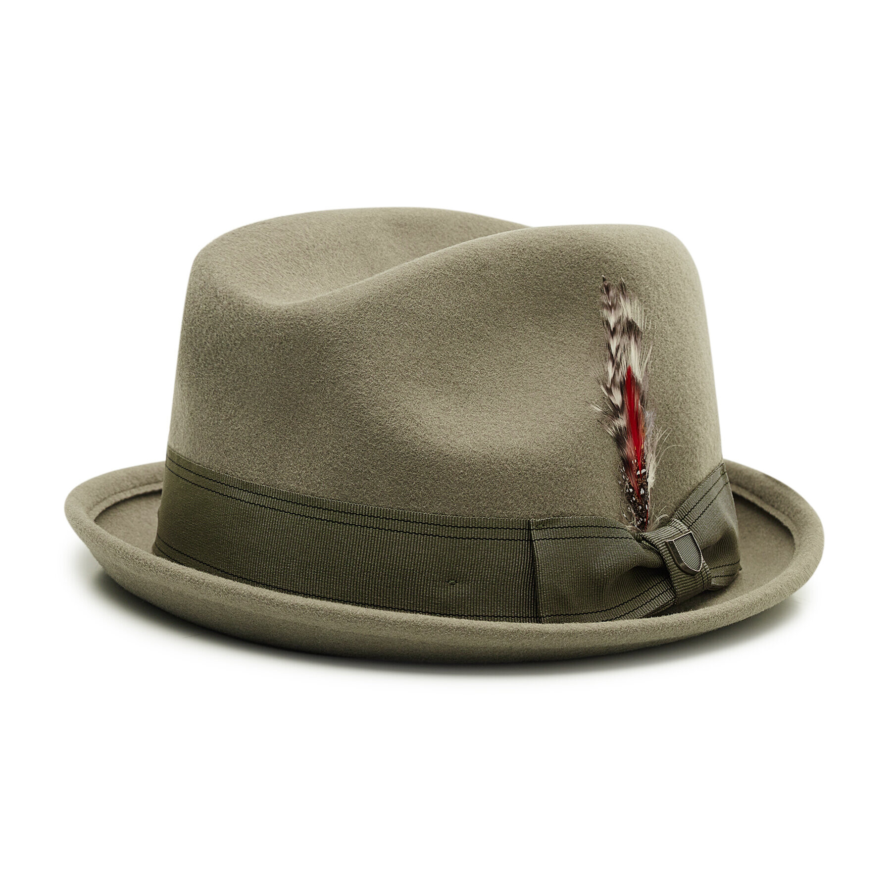 Brixton Pălărie Gain Fedora 10765 Verde - Pled.ro