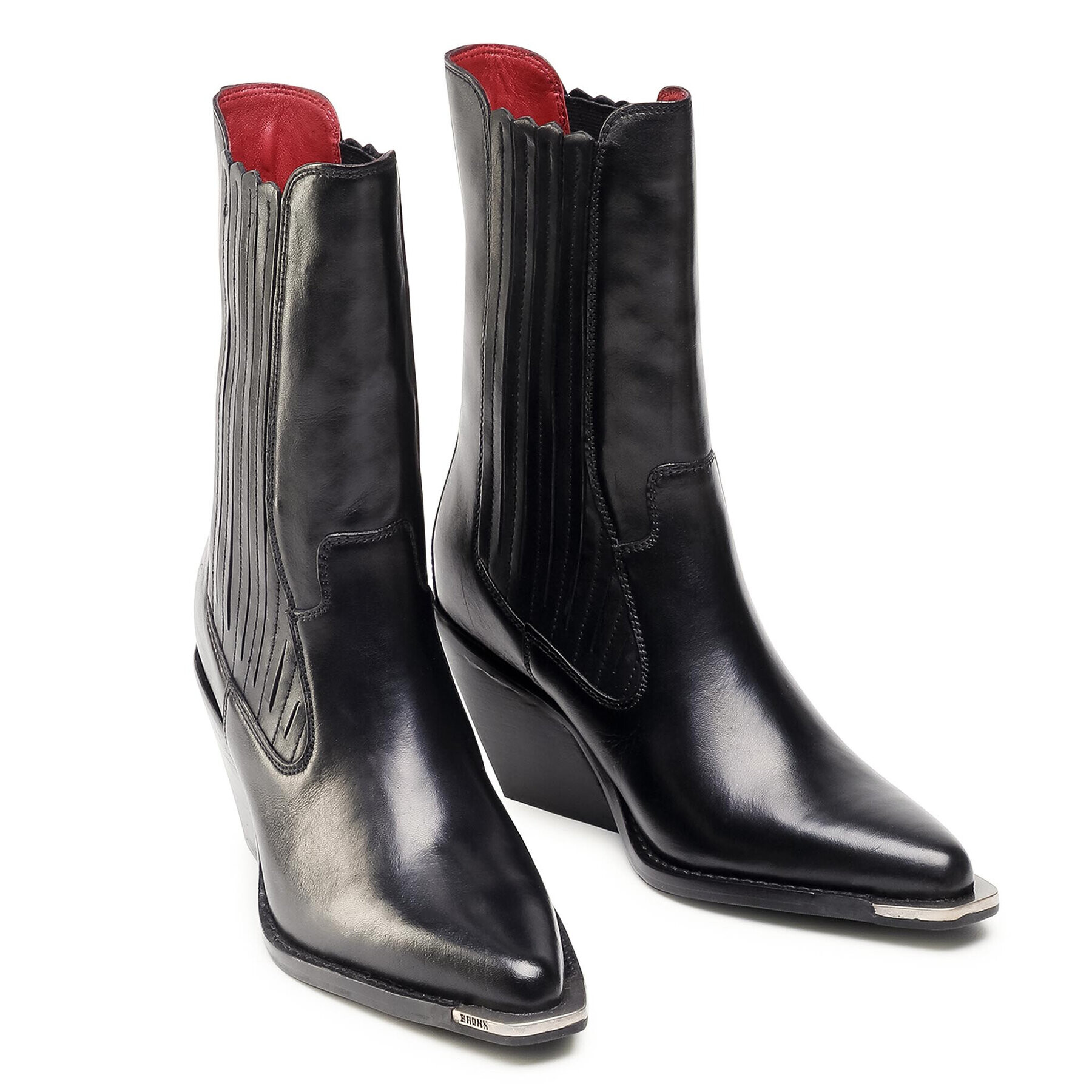 Bronx Botine 34159-A Negru - Pled.ro